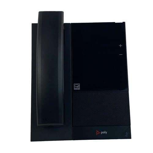 Polycom CCX 500 IP Phone (2200-49720-019) - Black - Microsoft Teams/Skype for Business Certified - Bluetooth, Speaker, USB, VoIP, PoE Ports - Refurbished - Perfect for Home Office & Business Communication