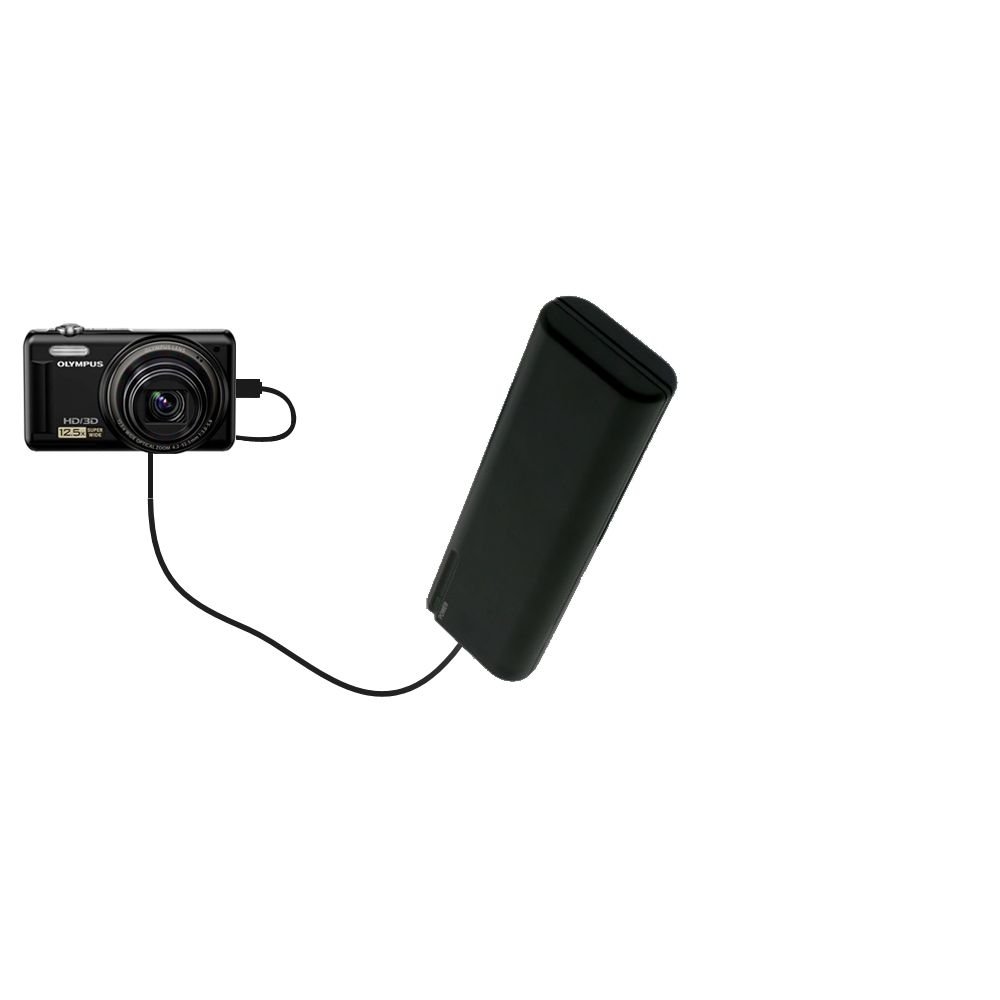 Portable AA Battery Charger Extender for Olympus VR-320 Camera - Emergency Power Backup for Travel & Outdoor Photography