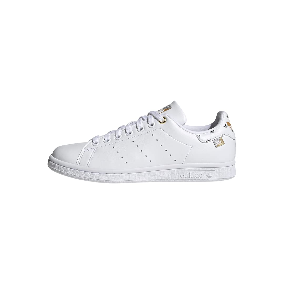 Adidas Originals Women's Stan Smith Sustainable Sneakers - Eco-Friendly Vegan Leather White Tennis Shoes for Women | Perfect for Casual Wear, Gym, and Everyday Fashion