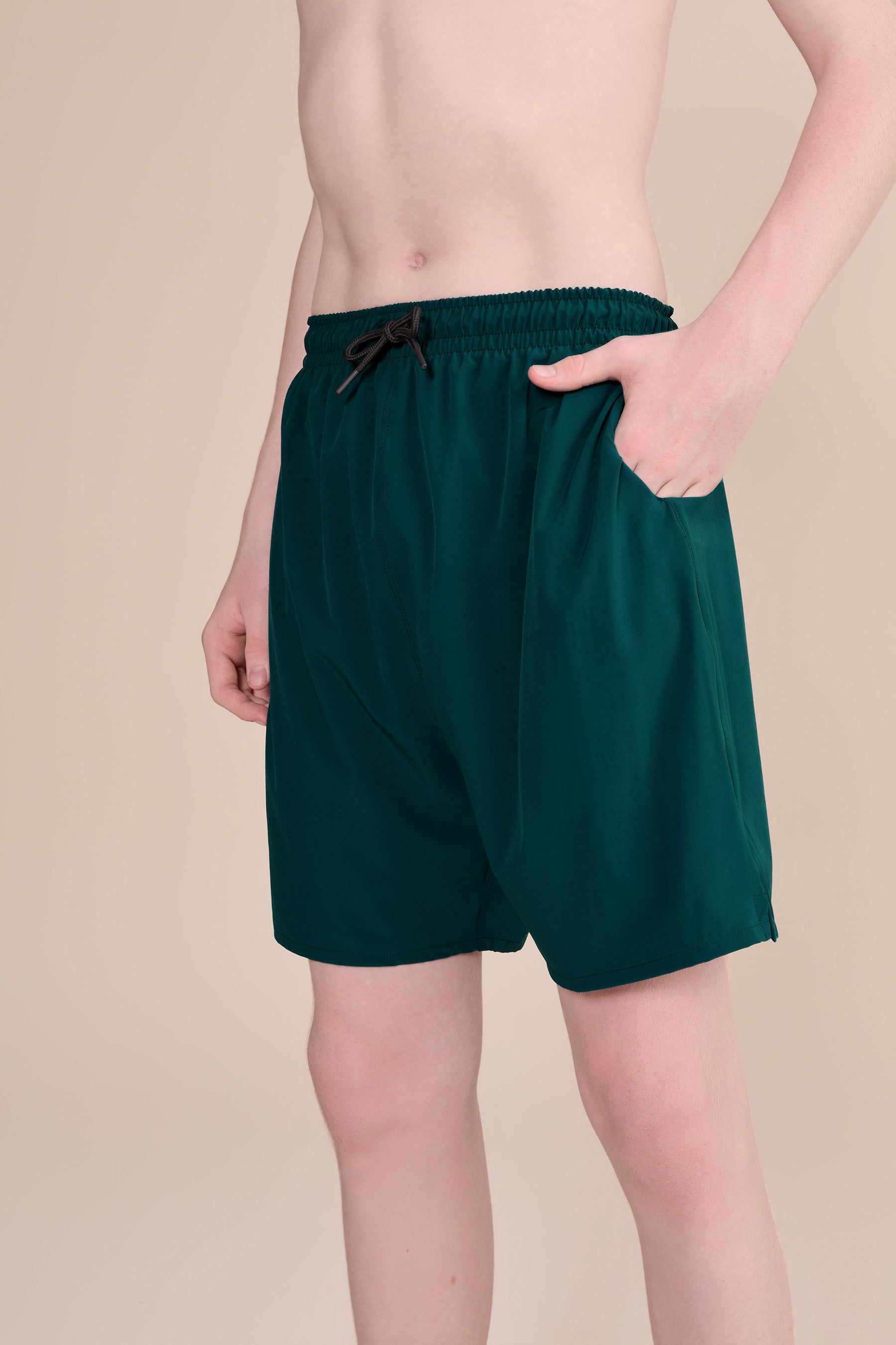 Dryside Kids Long Shorts for Boys & Girls - Comfortable Athletic Running Playwear for Outdoor Sports & Summer Activities