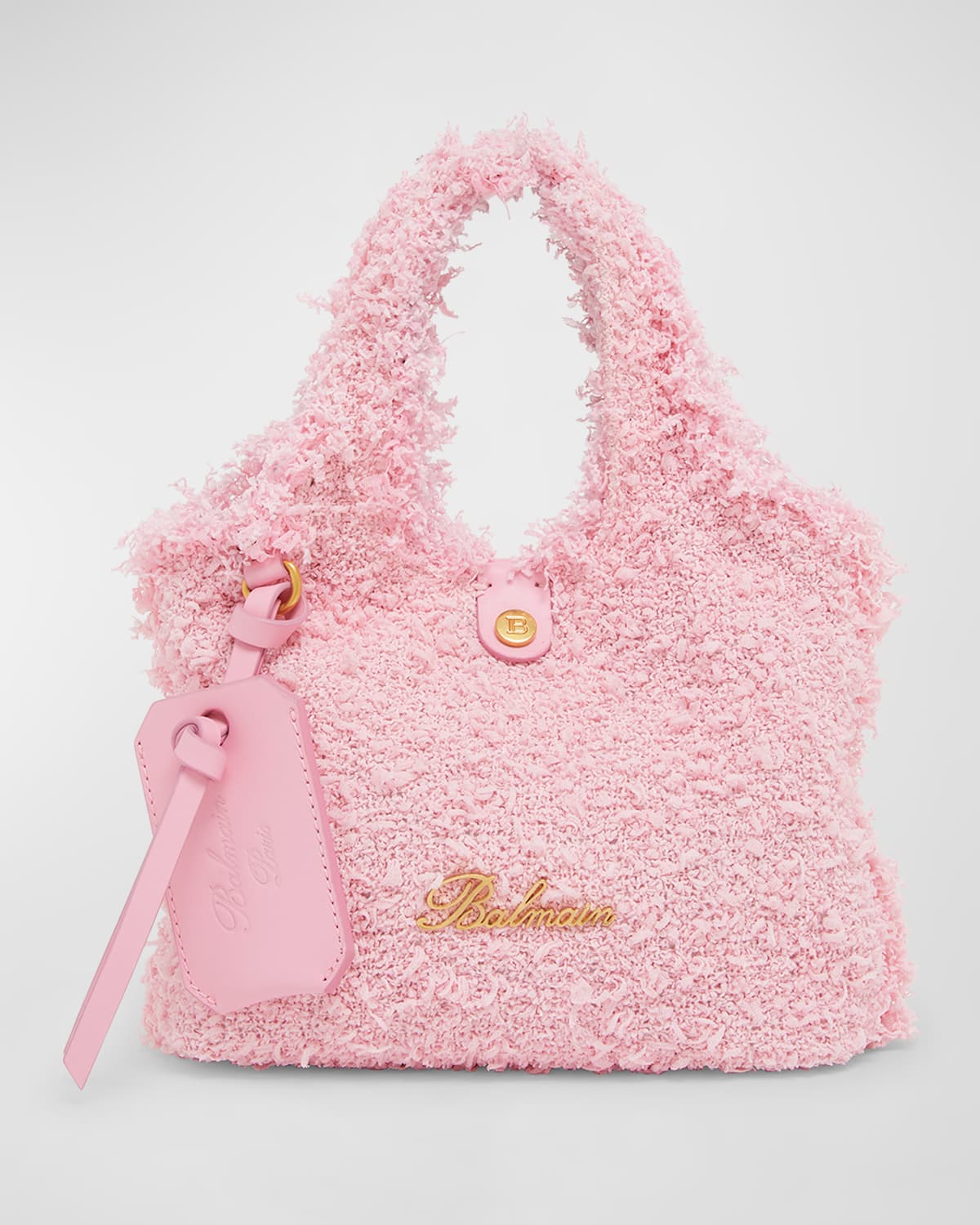 Stylish B Army Mini Grocery Tote Bag in Classic Tweed - Perfect for Shopping, Picnics & Daily Errands