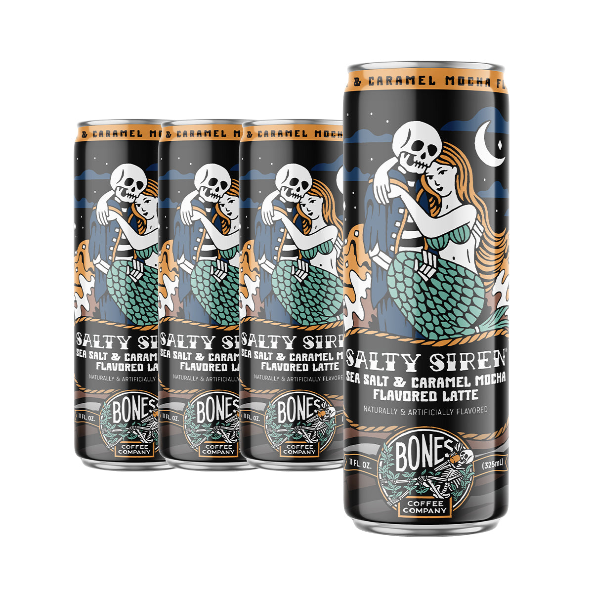 Salty Siren Latte - Premium Sea Salt Caramel Coffee Mix for Home & Office - Perfect for Morning Boost or Afternoon Pick-Me-Up