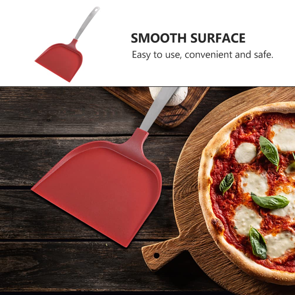 Premium Stainless Steel Pizza Peel with Nylon Handle - Multi-Functional Pizza Spatula for Baking, Serving & Cake Decorating - Ideal for Home Kitchens, Pizzerias & Bakeries