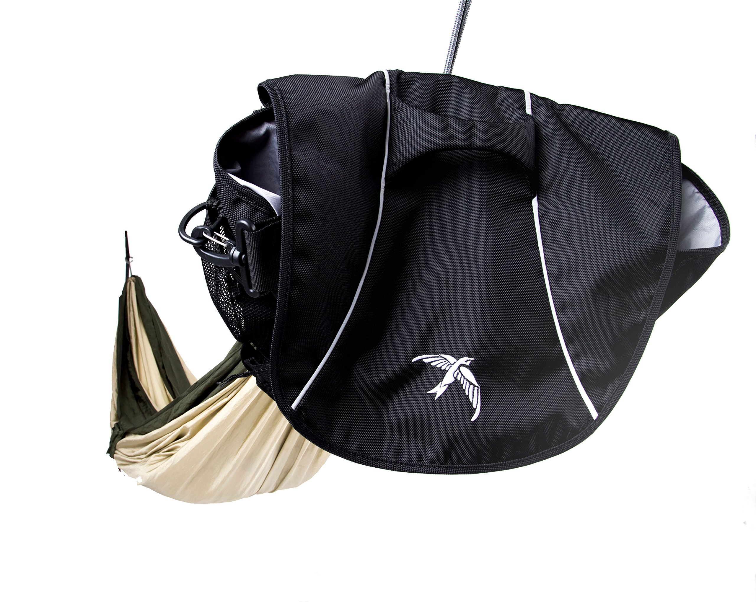 Swift Messenger Bag Hammock - Lightweight Durable Double Wide Camping Gear for Travel & Outdoor Adventures | Perfect for Hiking, Backpacking and Road Trips