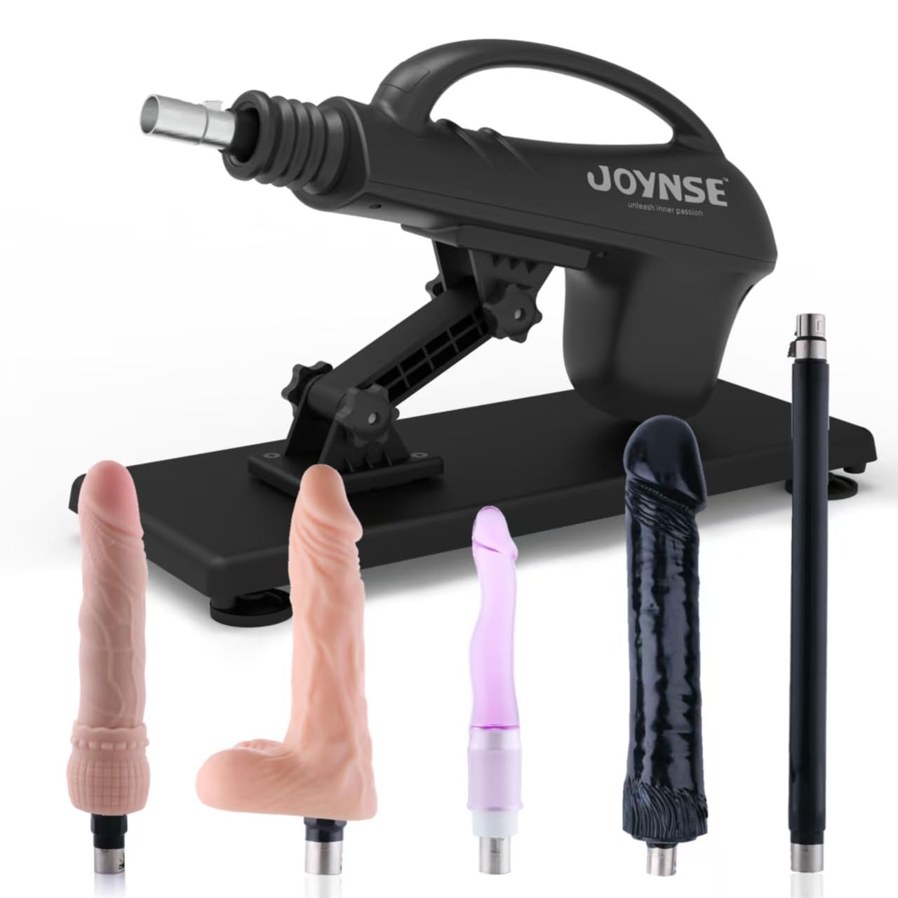 Automatic Thrusting Sex Machine for Men & Women - 5 Attachments Adult Toy with Powerful Motor - Perfect for Couples Play, Solo Pleasure & BDSM Scenes