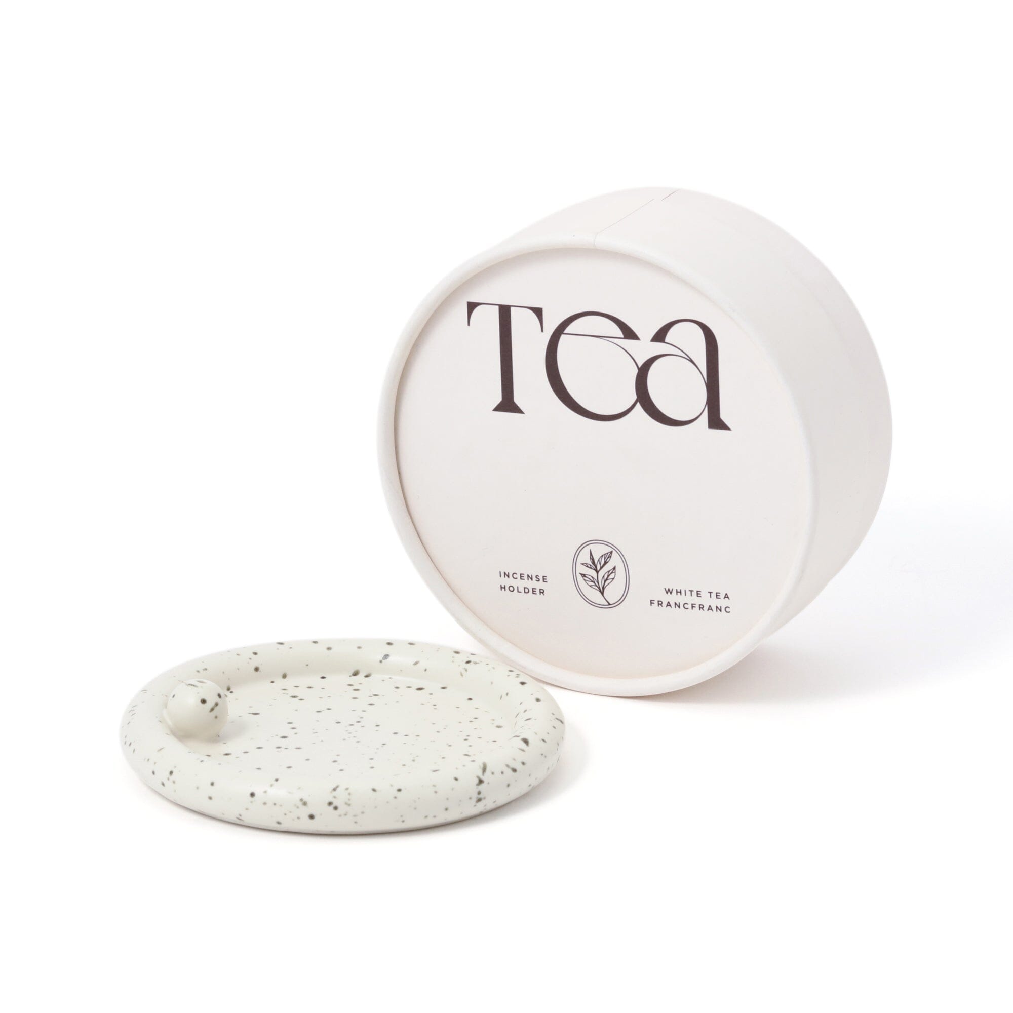 Elegant Ivory Tea Incense Holder - Handcrafted Ceramic Aromatherapy Burner for Relaxation, Meditation & Home Decor