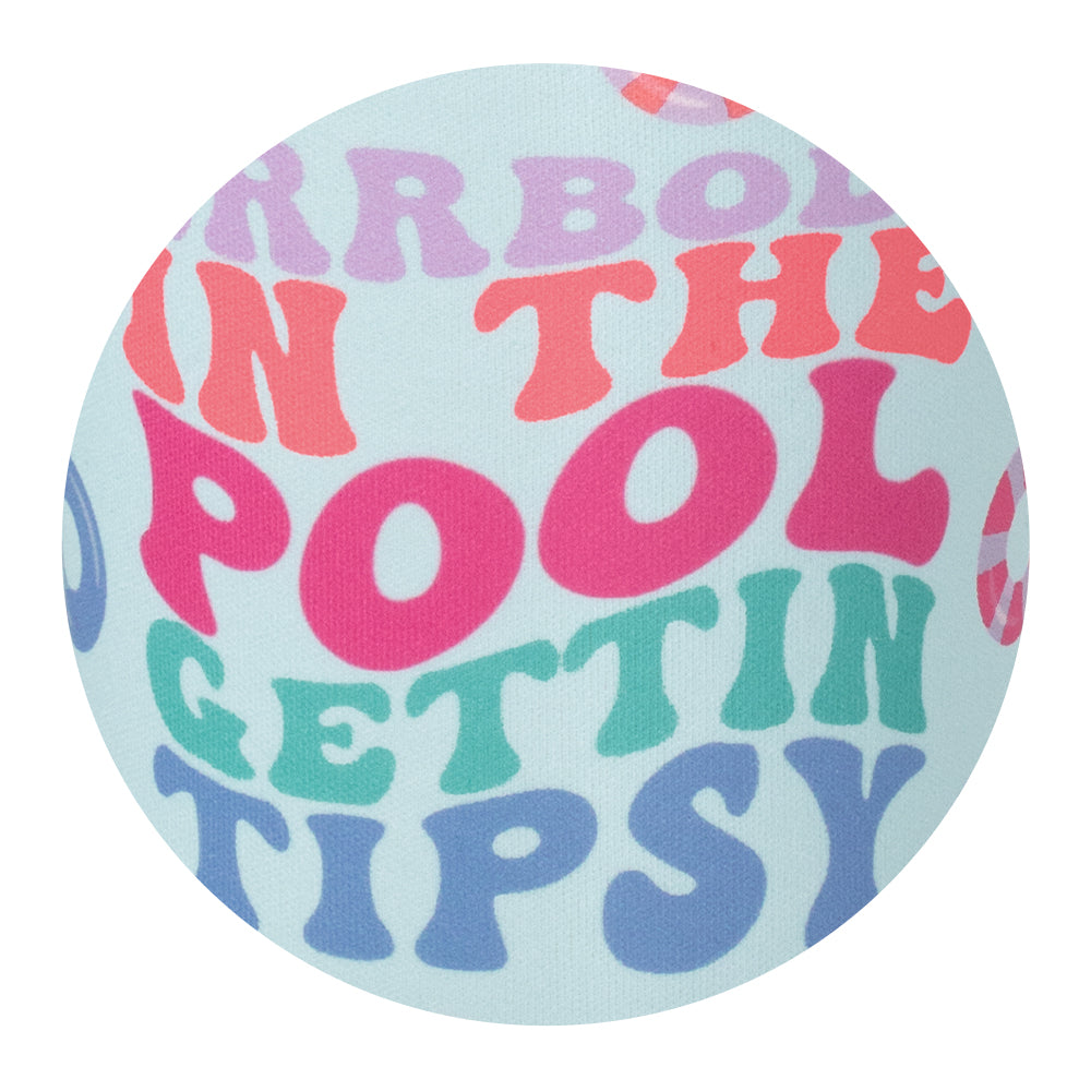 Errbody In The Pool Large Iced Cup Coolie - Insulated Drink Holder for Pool Parties, Beach Outings & Summer BBQs