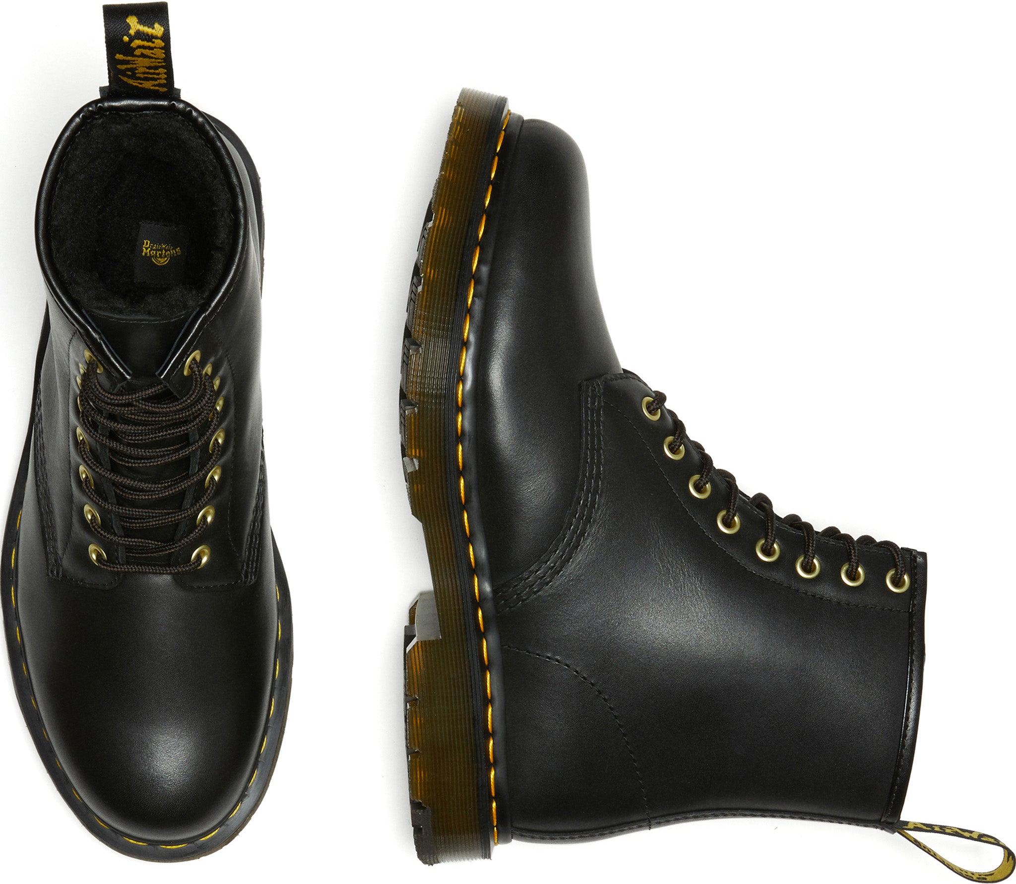 Dr. Martens 1460 WinterGrip Waterproof Boots - Unisex Snow & Ice Traction, Warm Lined for Harsh Weather - Perfect for Winter Hiking, Snow Shoveling & Cold Commutes