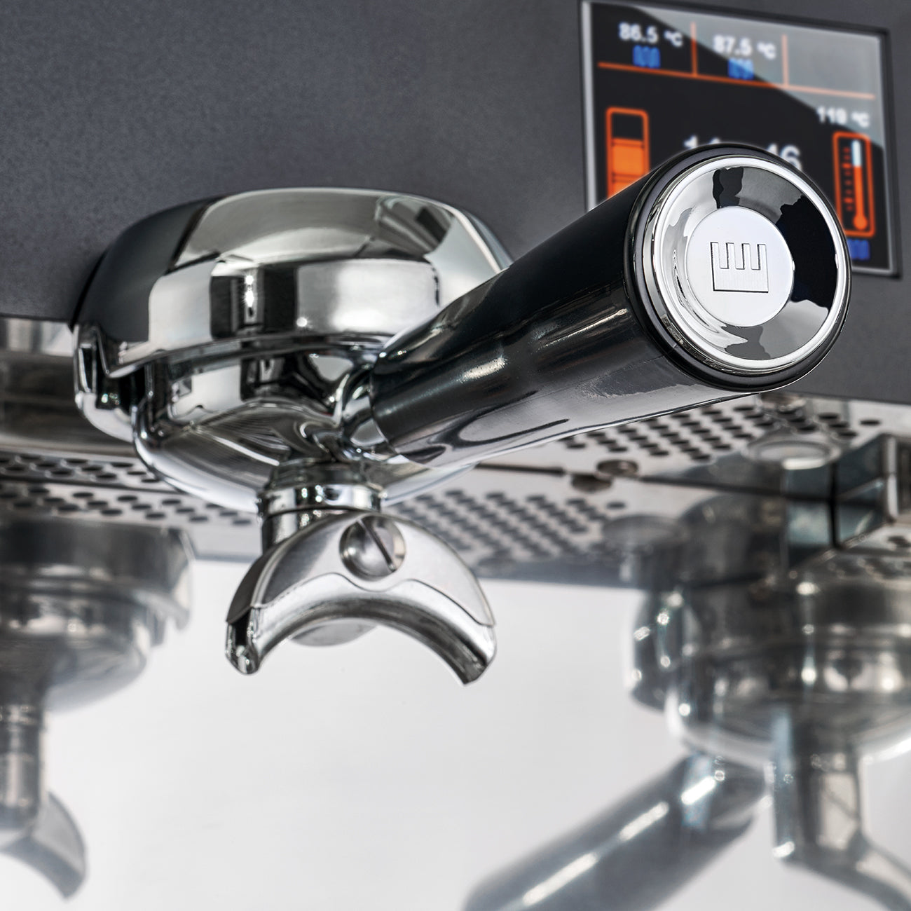 DESIDERIO 2 Group Volumetric Commercial Espresso Machine - Professional Coffee Maker for Cafes & Restaurants - Perfect for High Volume Brewing & Specialty Coffee Shops