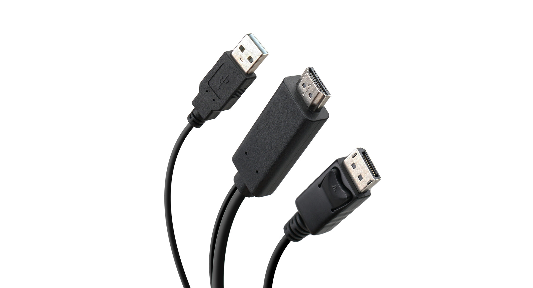 10 ft. Active 4K HDMI to DisplayPort Cable - High-Speed 18Gbps, HDR, 3D, 4K@60Hz - Connect Laptop to Monitor, Gaming PC to Display, Home Theater Setup