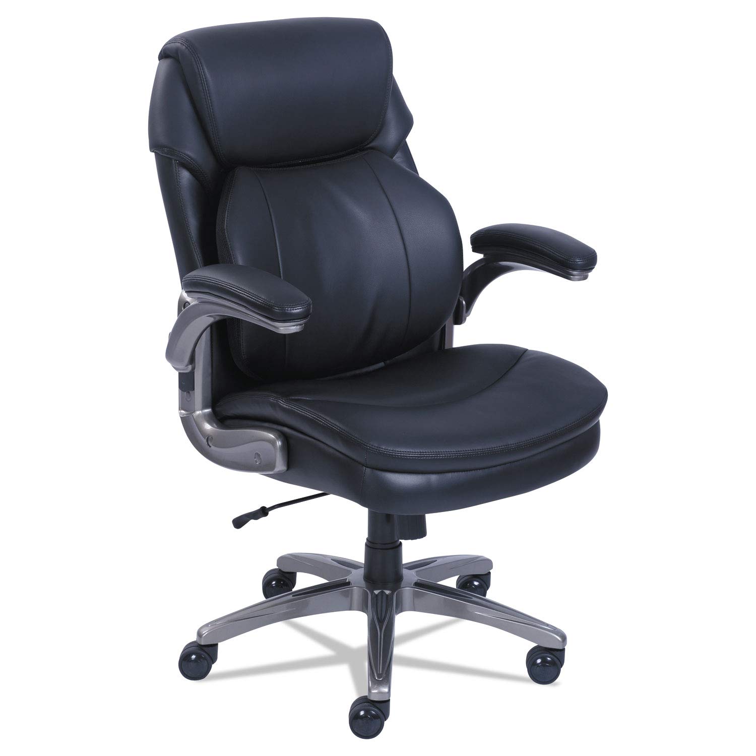 SertaPedic Cosset Mid-Back Executive Office Chair - Ergonomic Desk Chair with Adjustable Height (18.5