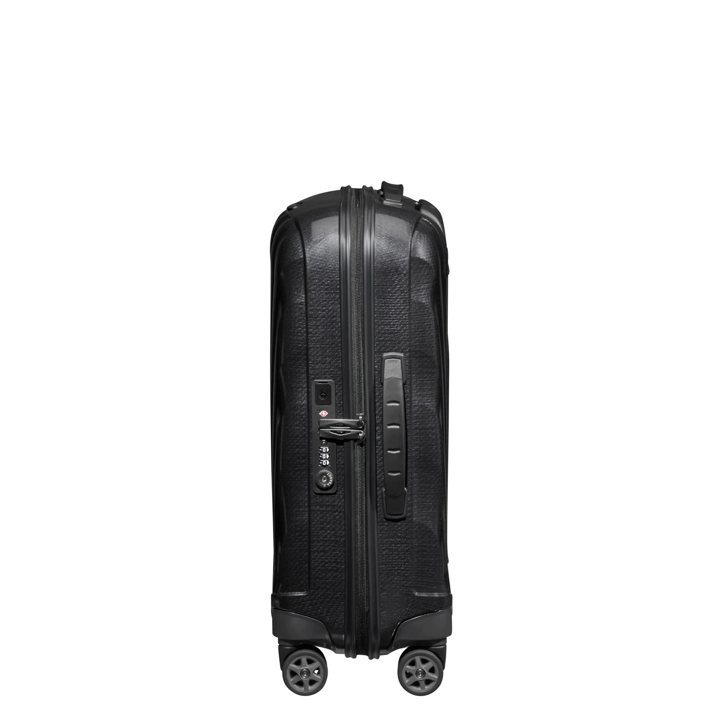C Lite Carry On Spinner Luggage - Black | Lightweight Suitcase for Travel, Business Trips & Weekend Getaways