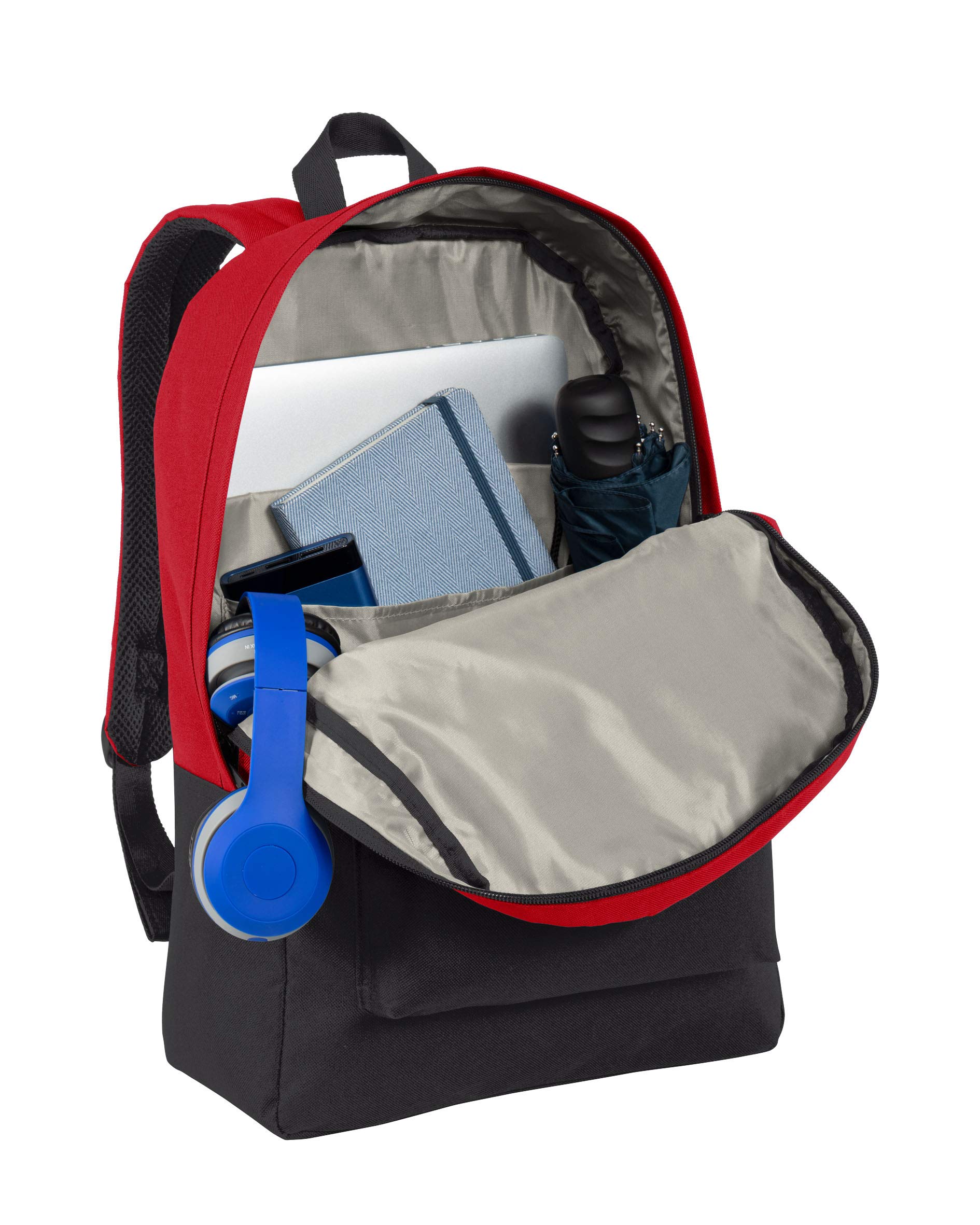 Custom College Backpacks Bulk 5 or 10 Pack - Personalized with Your Logo - Durable 15