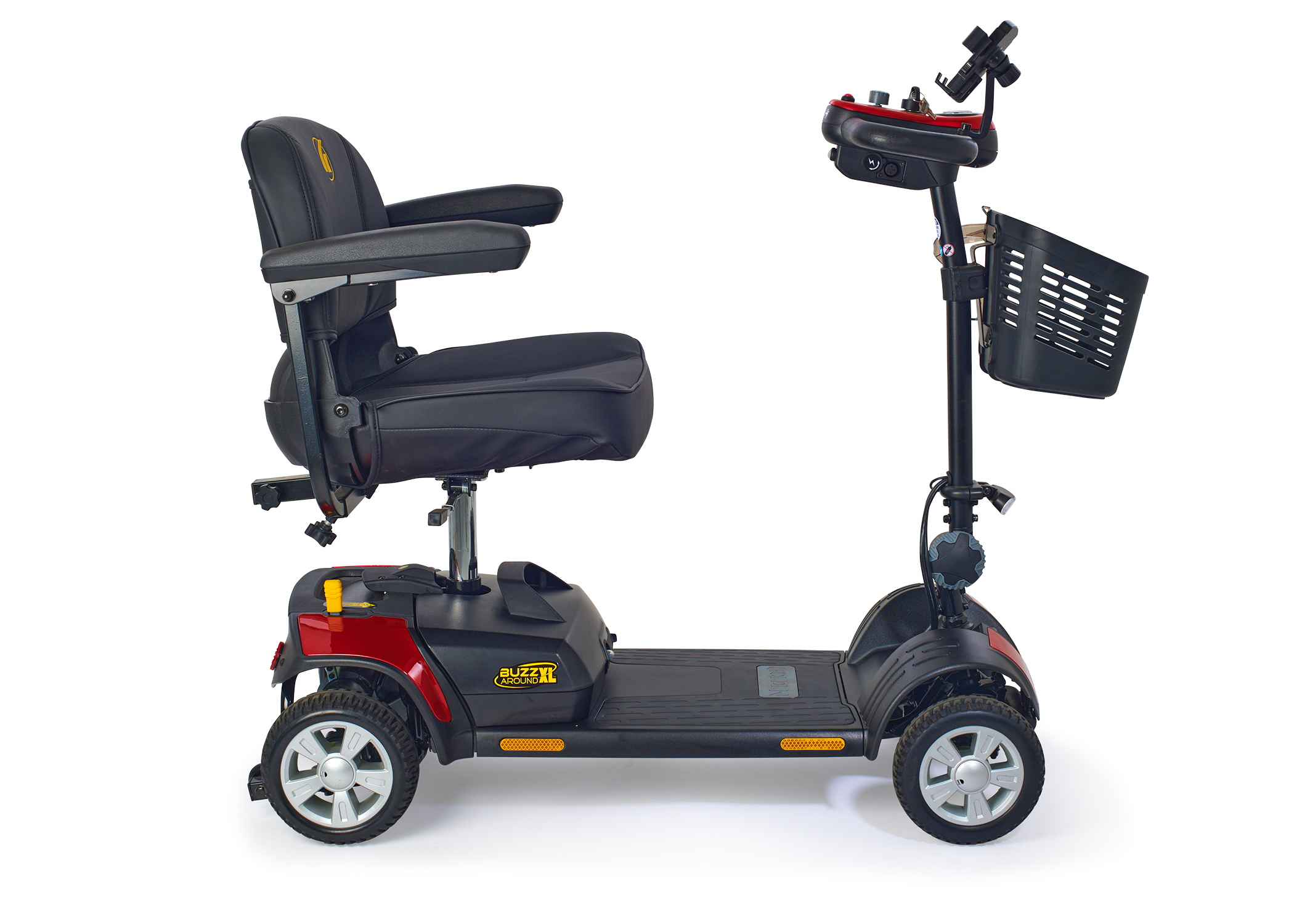 Golden Technologies BuzzAround XL 4 Wheel Mobility Scooter - Lightweight & Portable Electric Scooter for Adults & Seniors - Perfect for Shopping, Travel & Outdoor Activities