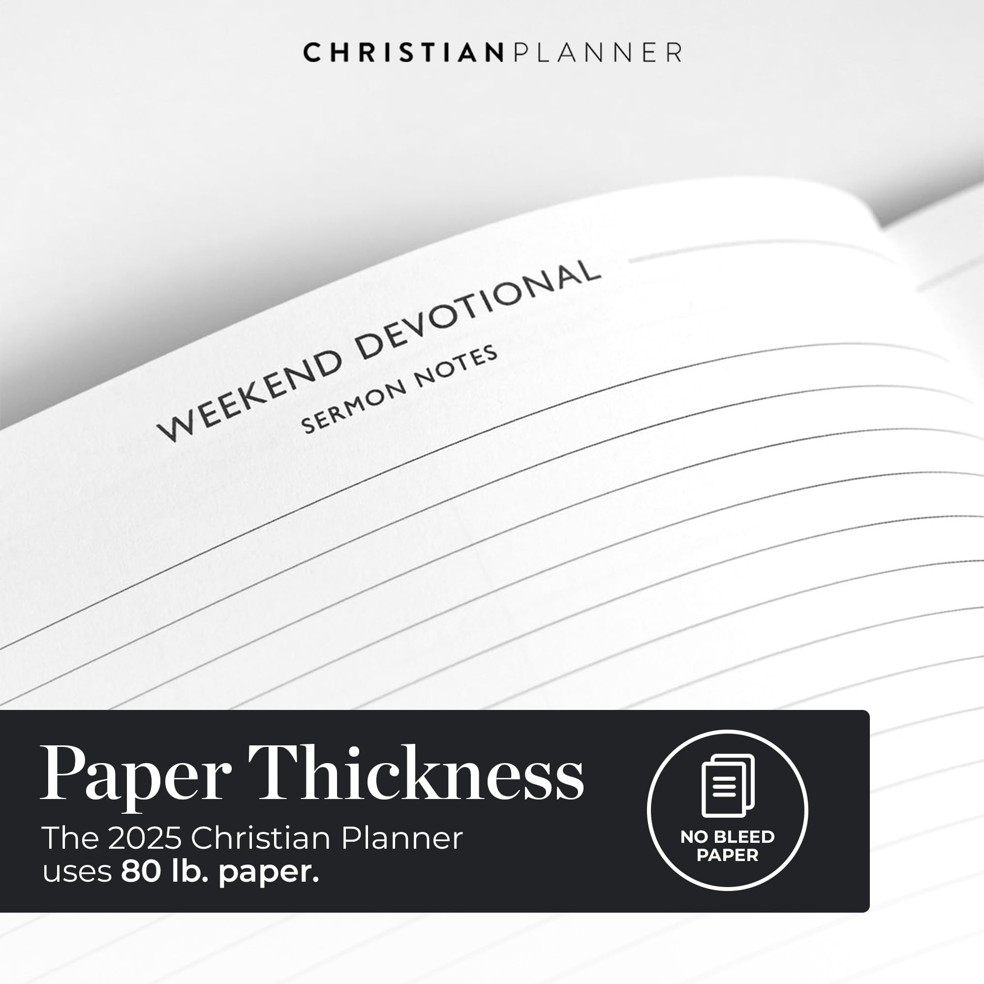 2025 Christian Planner & Bible Journal with Gratitude Pages - Hardcover Daily, Weekly & Monthly Organizer for Men & Women - Thick No-Bleed Paper (Ultra Violet) - Perfect for Bible Study, Prayer Tracking & Personal Reflection