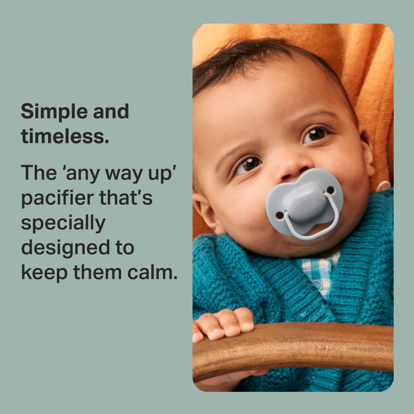 Tommee Tippee Anytime Pacifiers for Babies 18-36 Months - 6 Pack with Reusable Sterilizer Pod - BPA-Free Silicone, Symmetrical Nipple Design - Perfect for Daycare, Travel & Soothing Fussy Infants