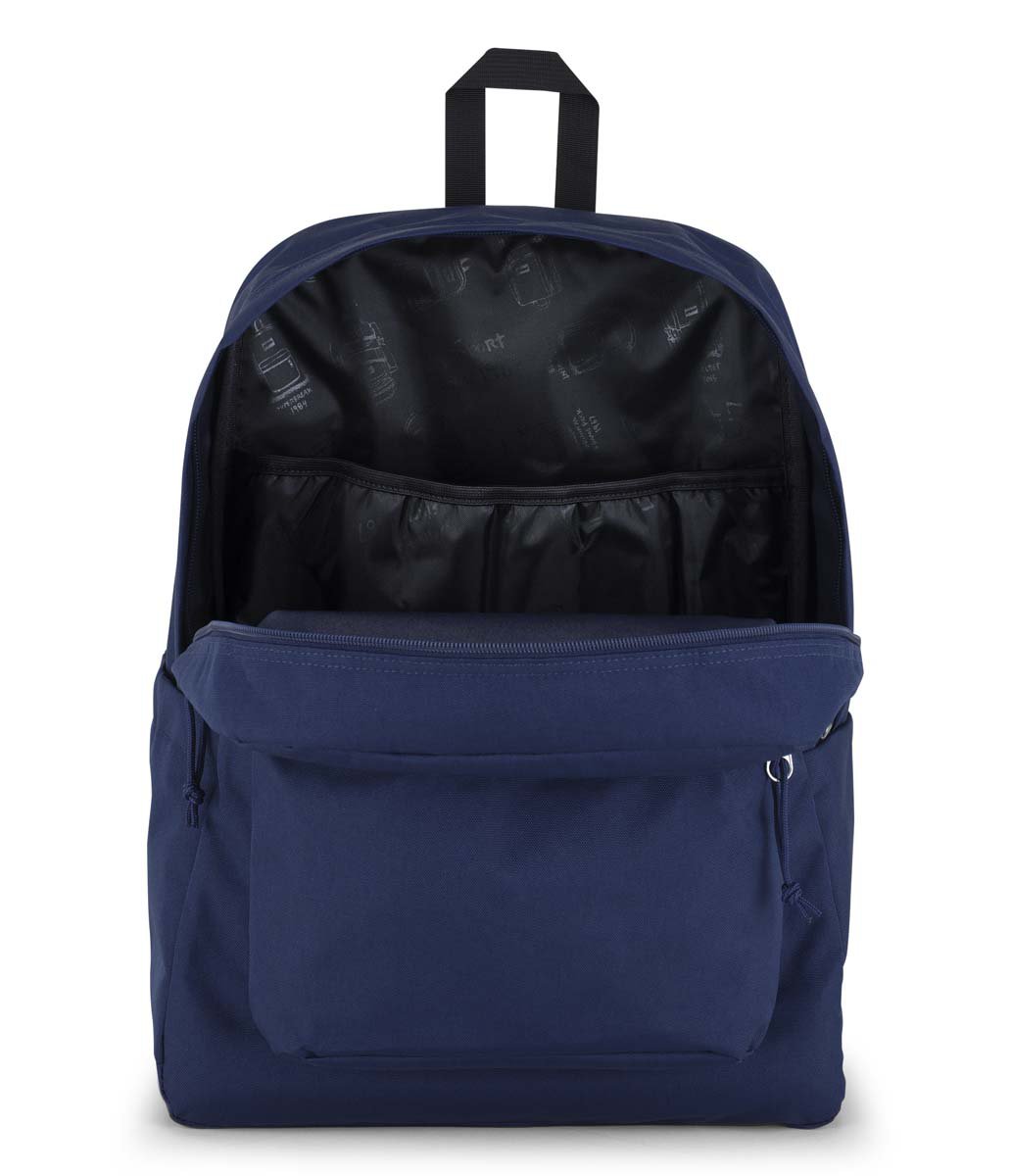 JanSport SuperBreak Plus Backpack - Lightweight Laptop Backpack for School & Travel, Navy Blue | Durable College Backpack with 15
