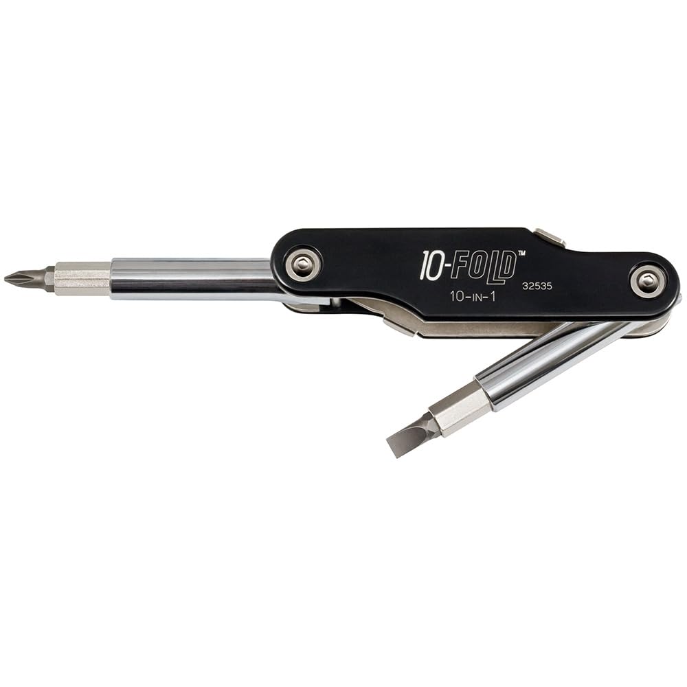 Klein Tools 10-in-1 Screwdriver & Nut Driver Set for Home & Auto Repair