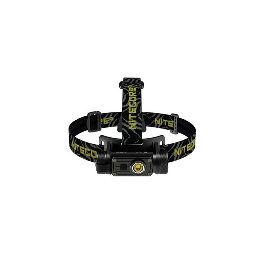 TONPOP Rechargeable LED Headlamp for Camping, Hiking & Running - USB Charging, Long Battery Life, Adjustable Headlight - Perfect for Night Outdoor Activities (Black)