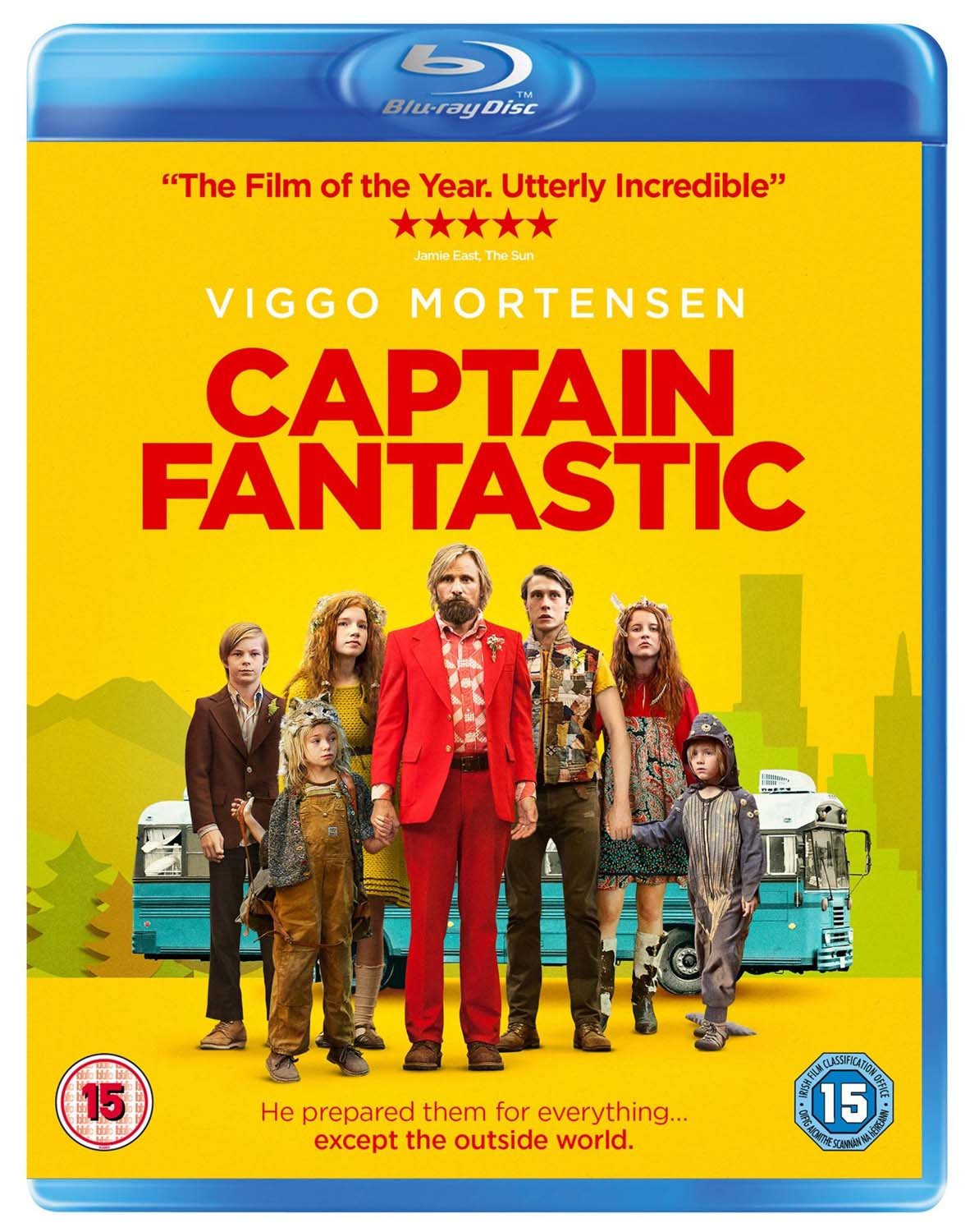 Captain Fantastic [Blu-ray] - Award-Winning Family Drama Movie | Starring Viggo Mortensen | Perfect for Movie Nights & Family Gatherings | English Subtitles Available