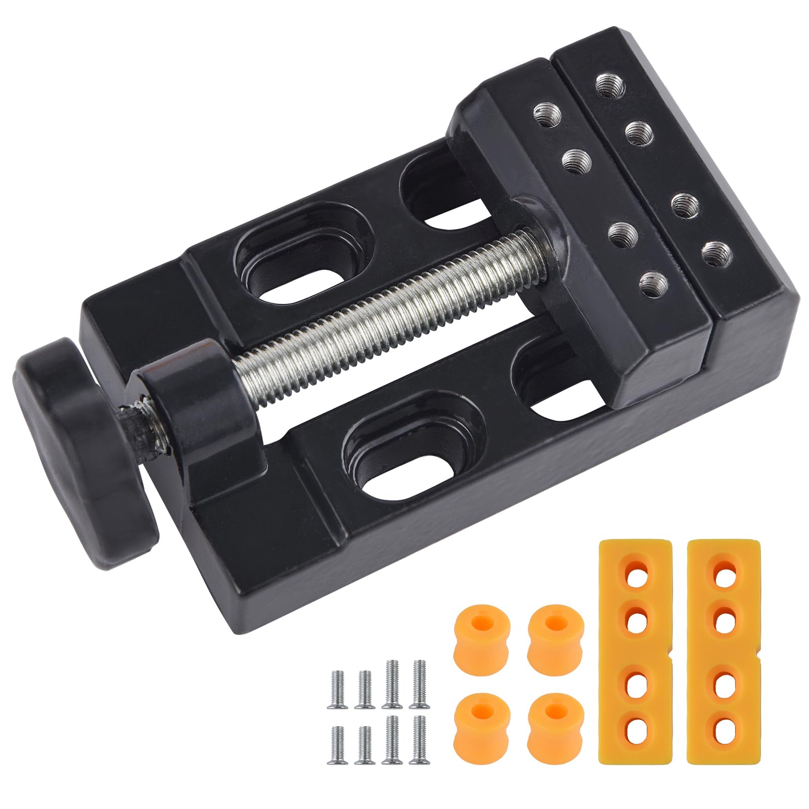 Mini Bench Clamp & Jewelry Vise - Precision Tool for Jewelry Making, Walnut Carving & DIY Projects | Compact Multi-Functional Workbench Clamp for Crafting, Woodworking & Small Repairs