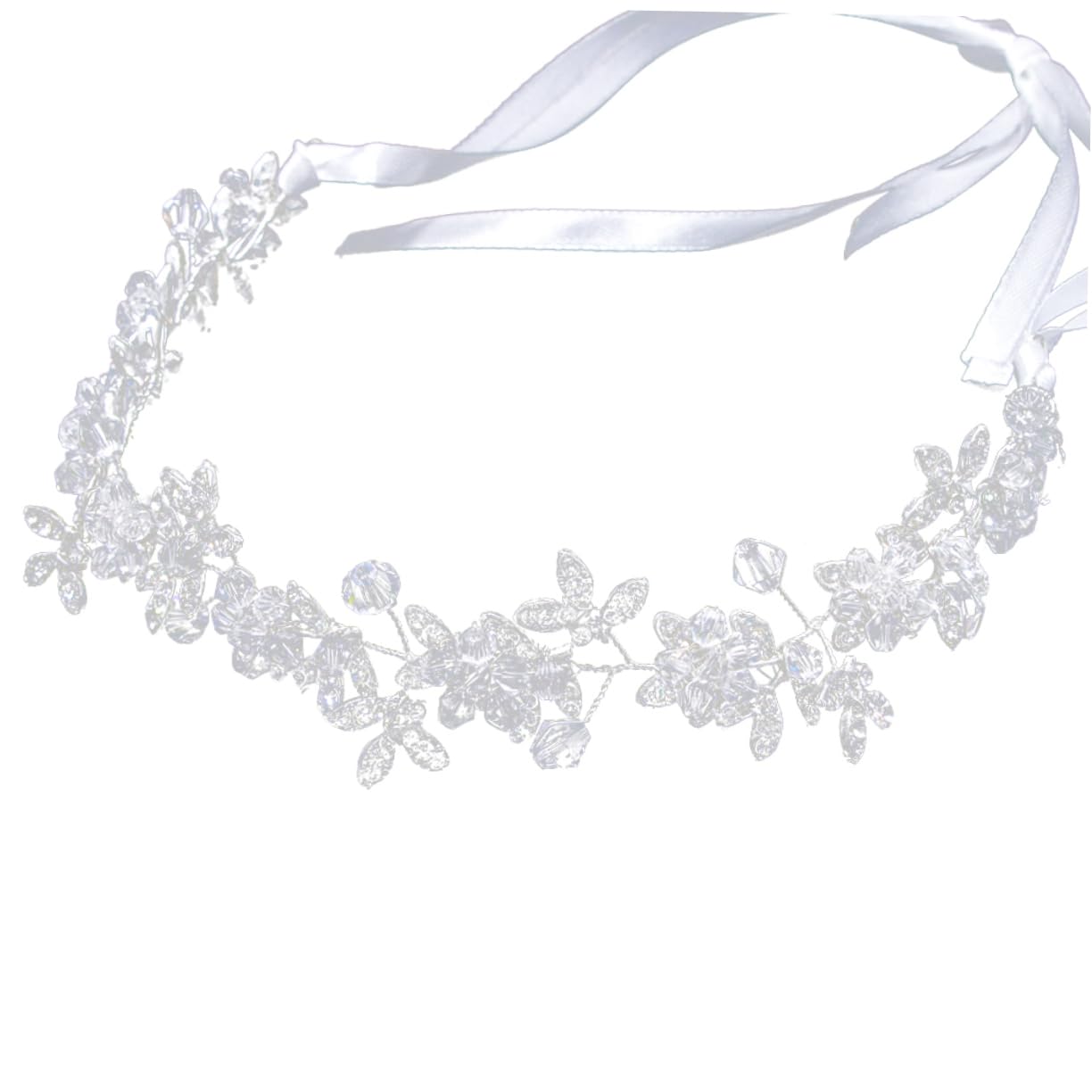 Sparkling Bridal Tiara Headband - Rhinestone Hair Wreath for Weddings & Parties