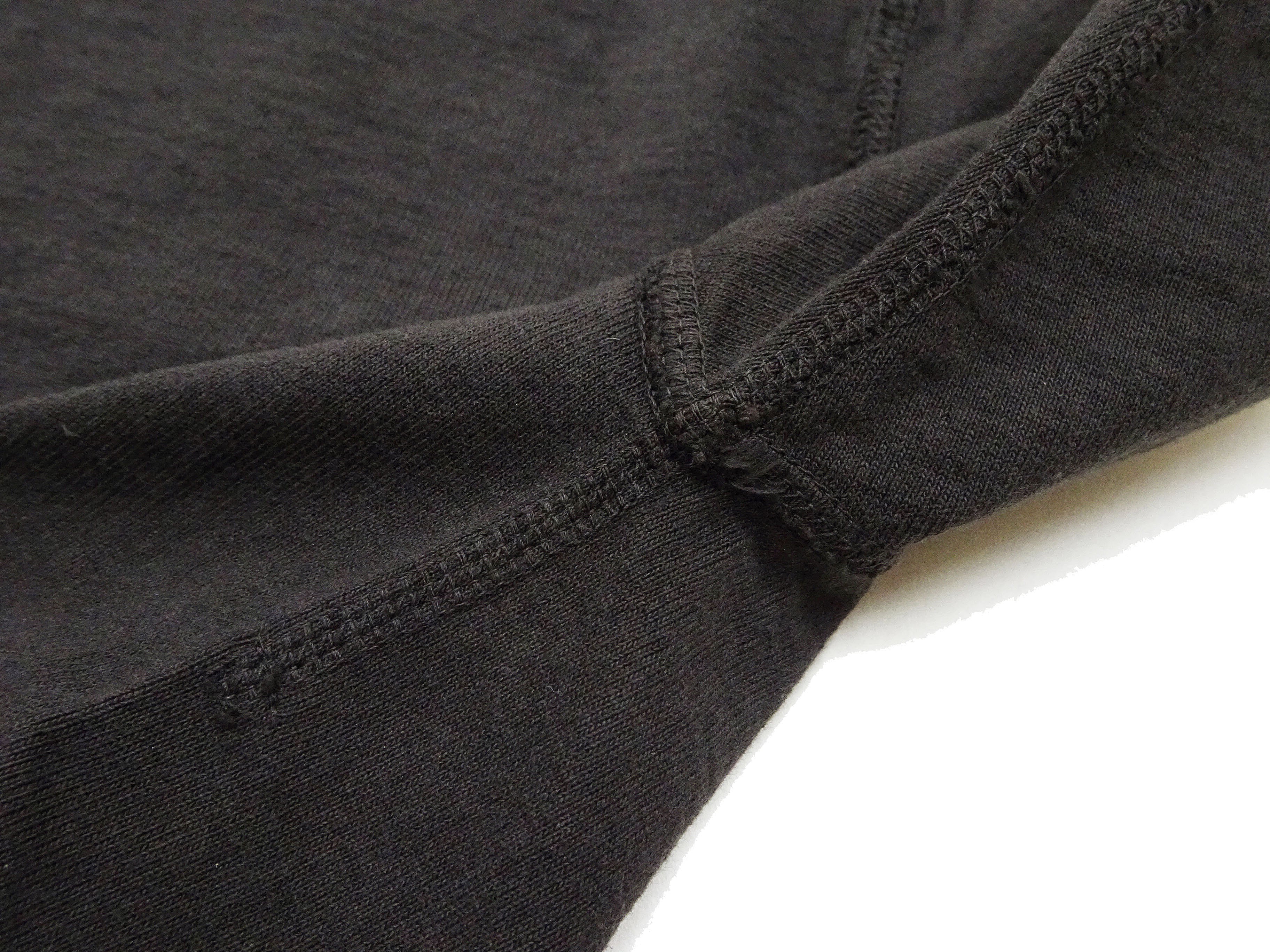 Studio D'artisan Men's Heavyweight Loopwheeled Jersey Short Sleeve T-Shirt - Premium Tsuri Ami Tee in Charcoal Black (Faded Black) | Casual Wear, Street Style & Everyday Comfort