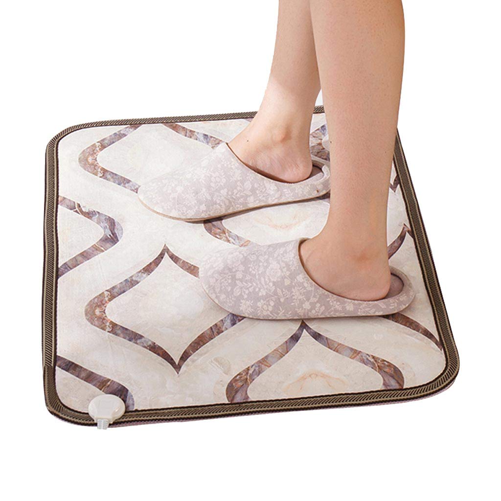 DIDIAN Electric Heated Foot Pads - Fast Heating Mobile Floor Warming Mat with Energy Saving Technology | Perfect for Winter Home Office, Bedroom & Living Room Comfort