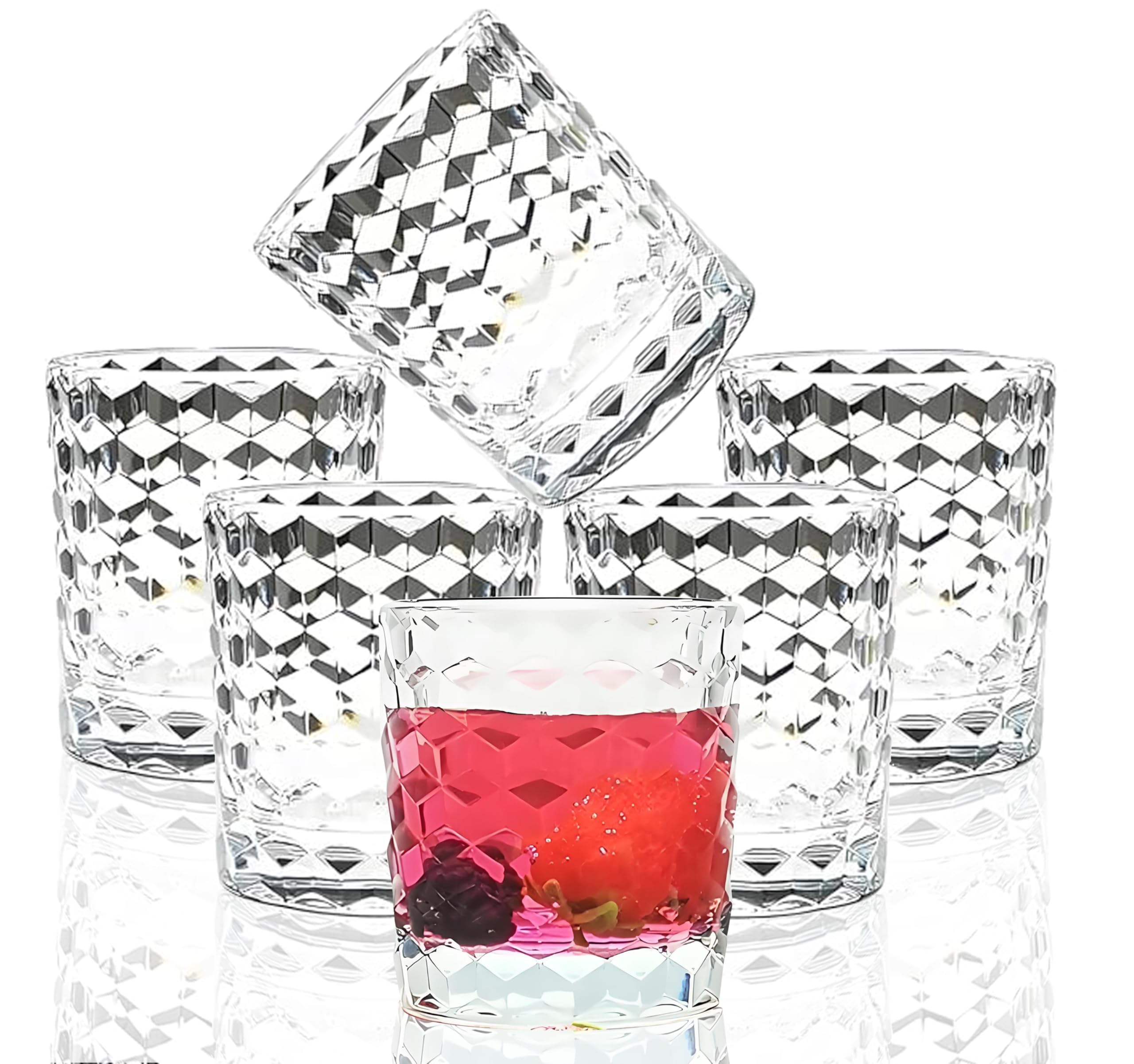 8 Oz Unbreakable Tritan Drinking Glasses - Dishwasher Safe, BPA Free, Shatterproof Plastic Cups - Set of 6 Clear Reusable Glasses for Water, Juice, Soda - Perfect for Kitchen, Picnics, Parties & Outdoor Use