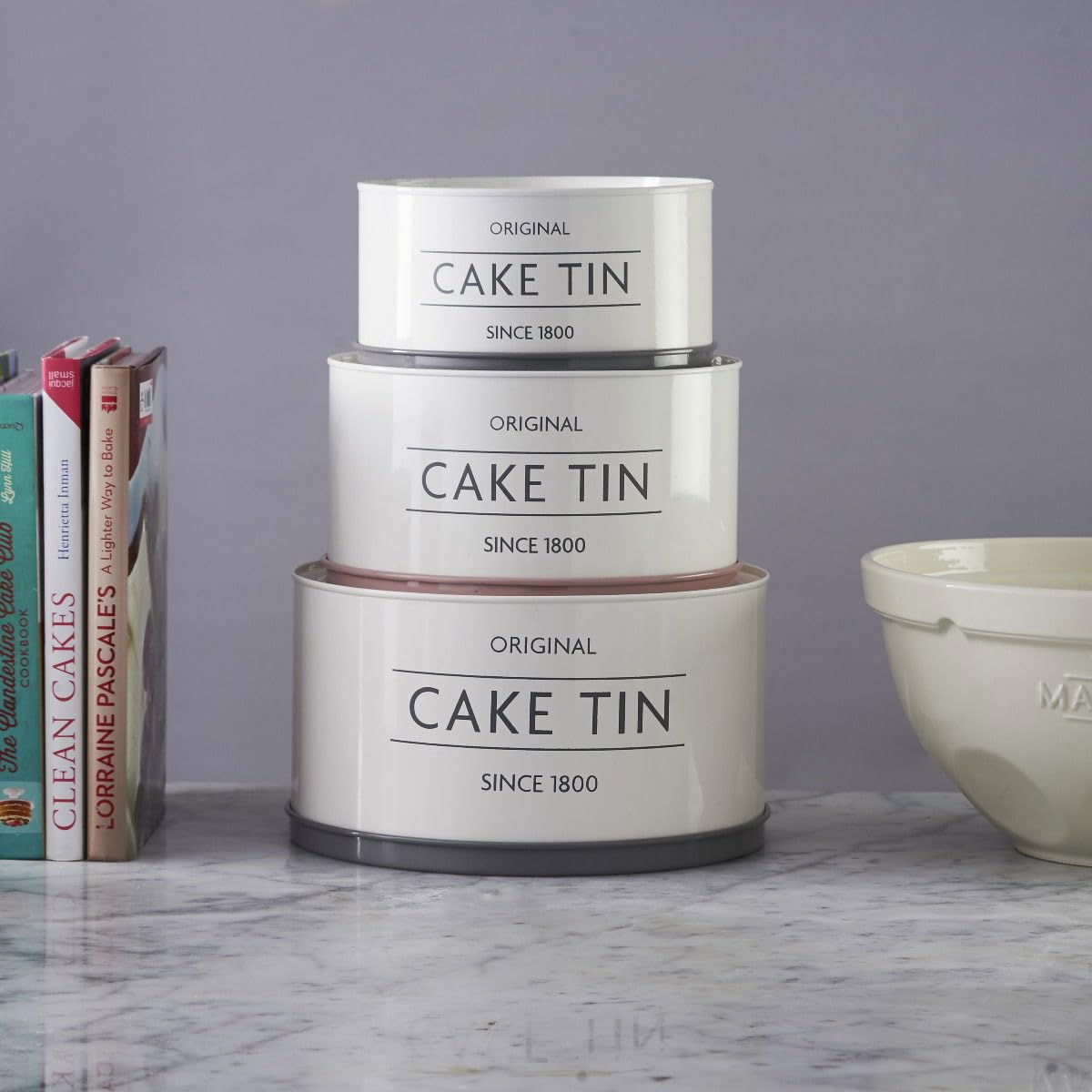 Mason Cash 3-Piece Nesting Cake Tins Set - Innovative Baking Pans for Cakes, Pies & Desserts - Perfect for Home Bakers & Professional Chefs