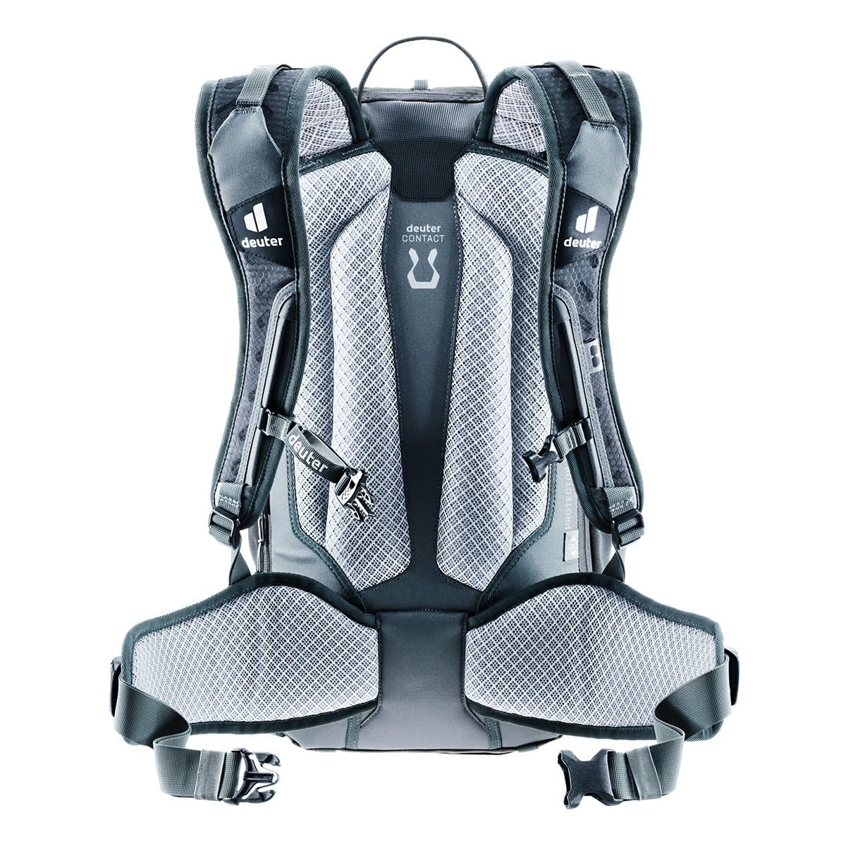 Deuter Attack 22 EL Extra Long Protector Bike Backpack - Waterproof Cycling Backpack for Commuting & Mountain Biking | Durable Hiking Daypack with Laptop Compartment