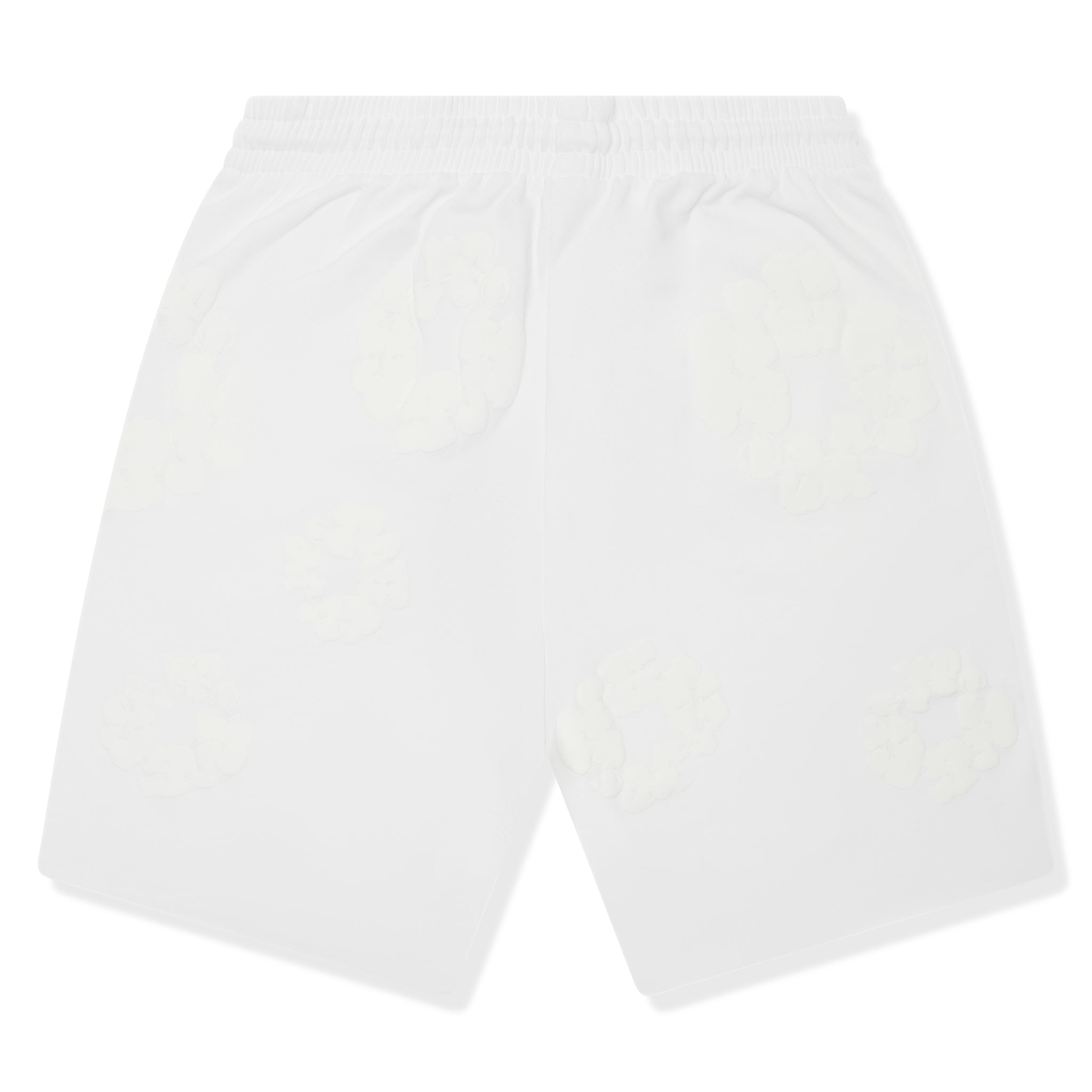 Denim Tears Mono Cotton Wreath White Shorts - Stylish Casual Summer Shorts for Men | Perfect for Beach, Streetwear & Everyday Outfits