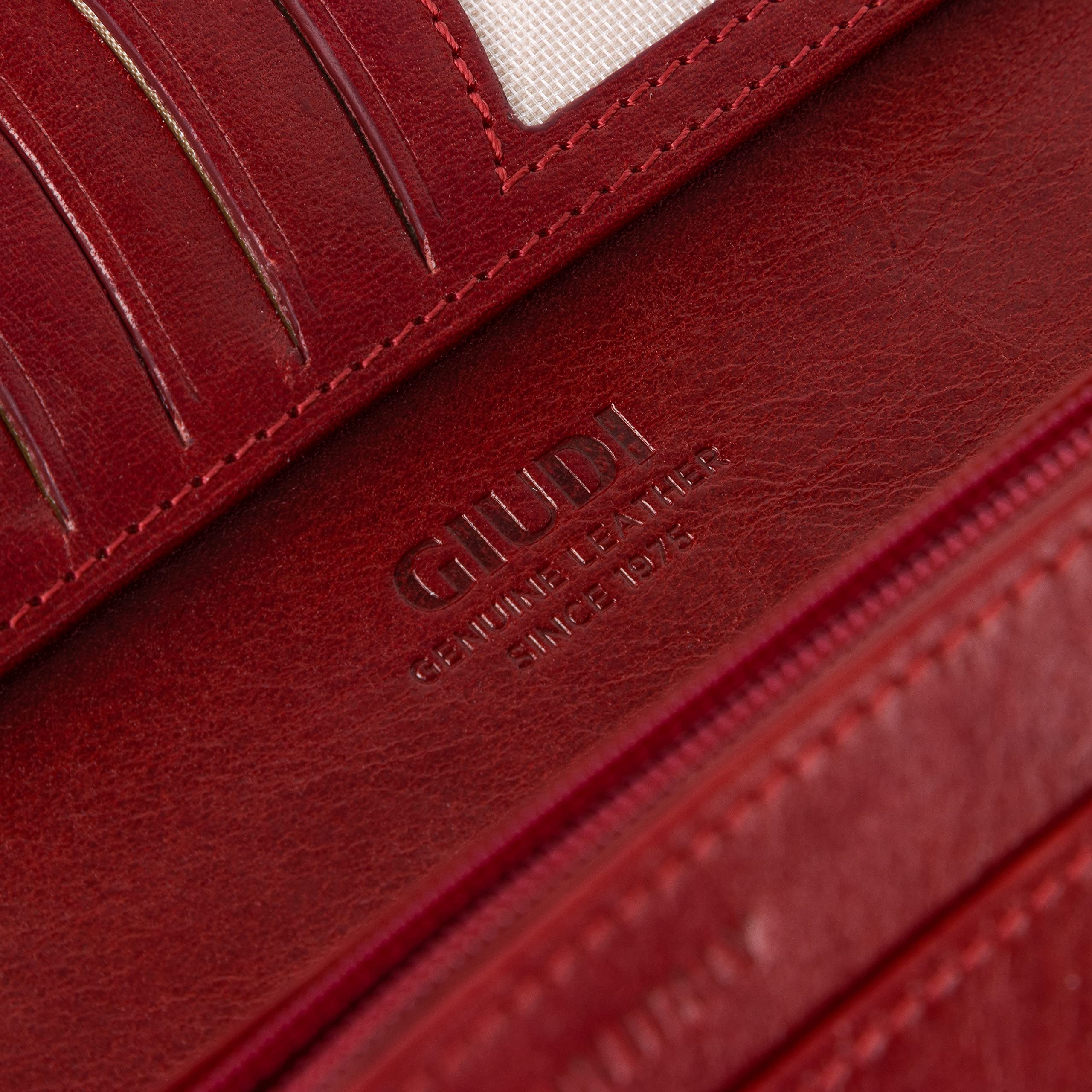 Giudi Deluxe Women's Wallet - Genuine Italian Leather Luxury Clutch Purse with Extra Capacity - Elegant & Comfortable Ladies Handbag - Perfect Gift for Women - Ideal for Work, Travel & Special Occasions
