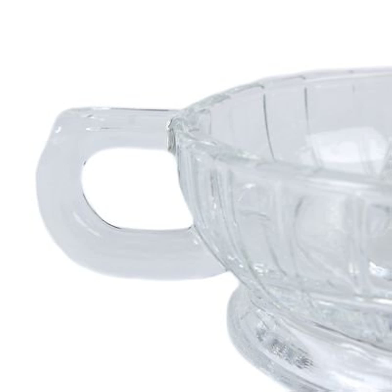 Premium Glass Lemon & Lime Juicer - Hand Squeezer for Fresh Citrus Juice - Perfect for Cocktails, Cooking & Healthy Drinks