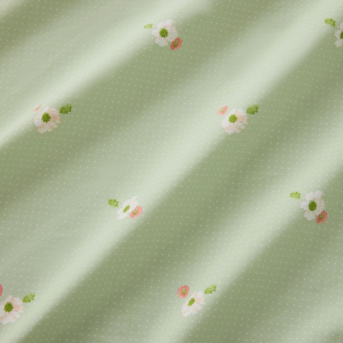 Sheridan Elia Pale Lime Fitted Sheet Set - Queen Size, 100% Cotton, Soft & Breathable - Perfect for Bedroom, Guest Room, and Vacation Homes