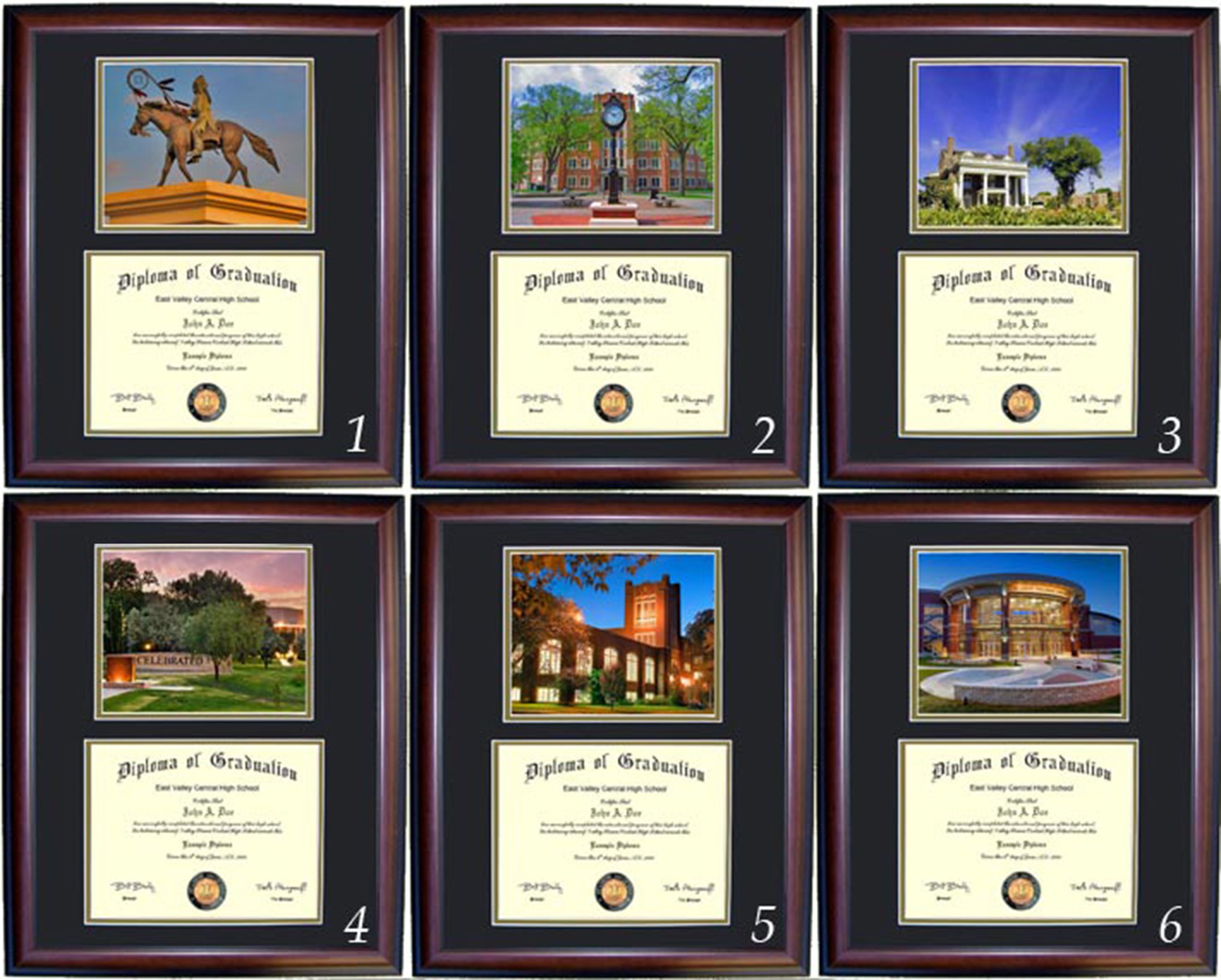 Premium Cherry Wood Diploma Frame with Photo Display - Perfect for North Dakota Graduates - Ideal for Graduation Gifts, Office Decor & Home Display