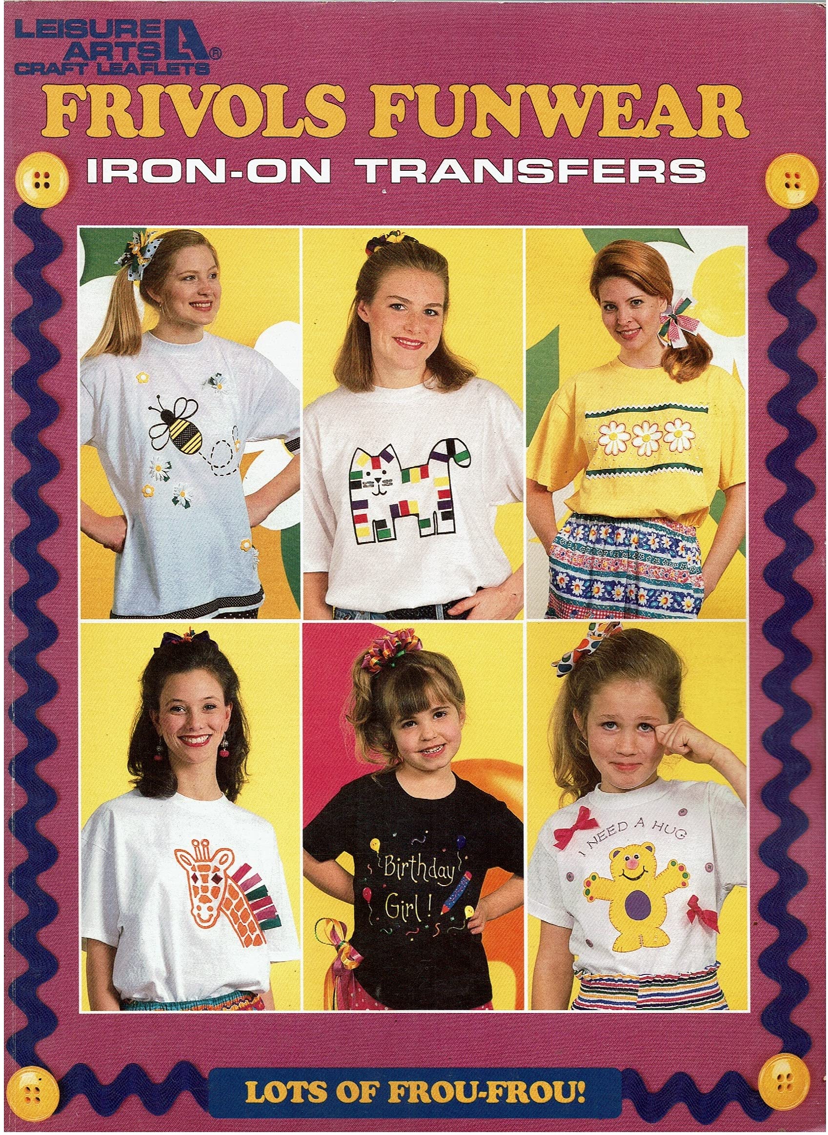 Frivols Funwear: Premium Iron-On Transfers for DIY T-Shirts, Tote Bags & Crafts – Perfect for Custom Apparel, Personalized Gifts & Creative Projects