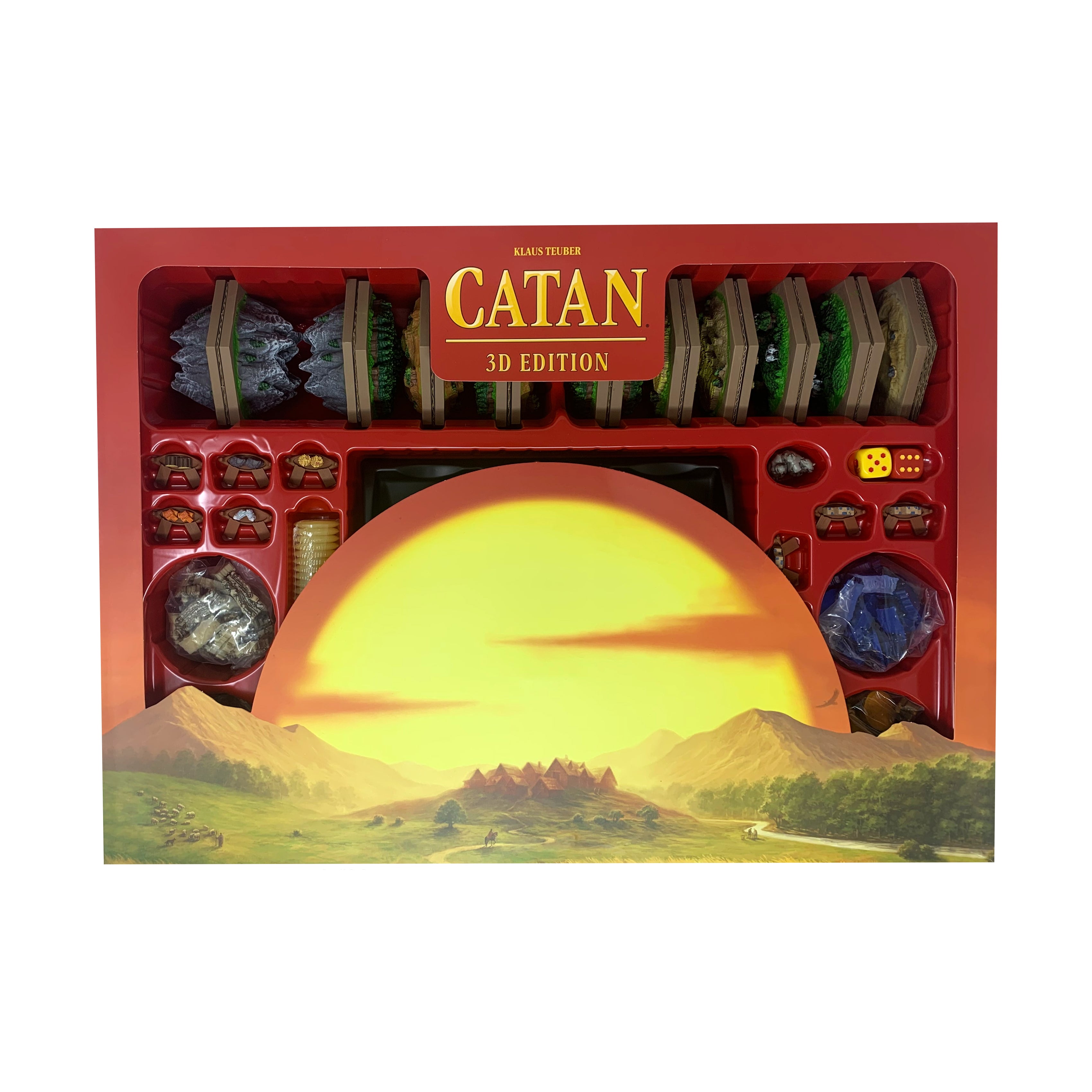 Catan 3D Edition Deluxe - Handcrafted Strategy Board Game for Family Game Night & Adult Game Evenings