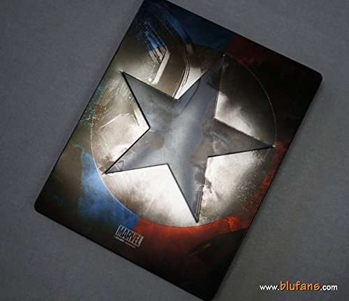 Captain America: Civil War 3D Blu-ray + 2D Blu-ray - BLUFANS Steelbook Iron Man Lenticular Edition (Region Free, Limited Edition) - Perfect for Marvel Collectors & Home Theater Enthusiasts
