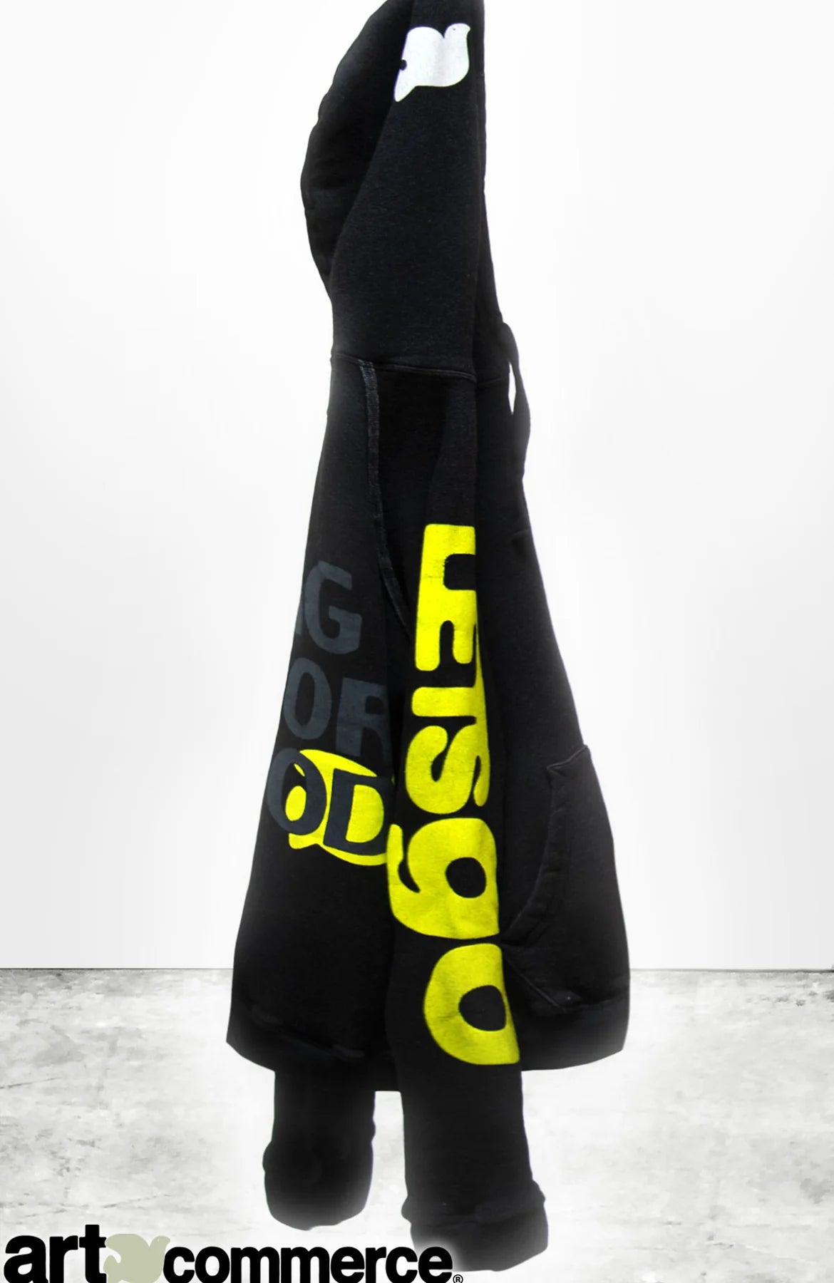 Circa '99 Neighborhood LetsGo Fluff Hoodie - Black Space - Vintage Streetwear for Men & Women | Perfect for Casual Outfits, Urban Fashion & Winter Layering