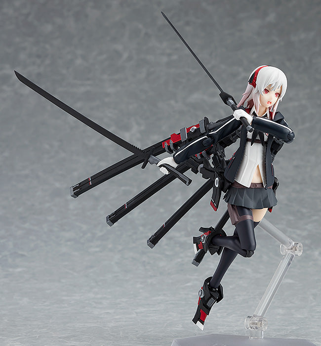 Figma #422 Shi Heavily Armed High School Girls Action Figure - Anime Collectible Model for Display & Cosplay Scenes