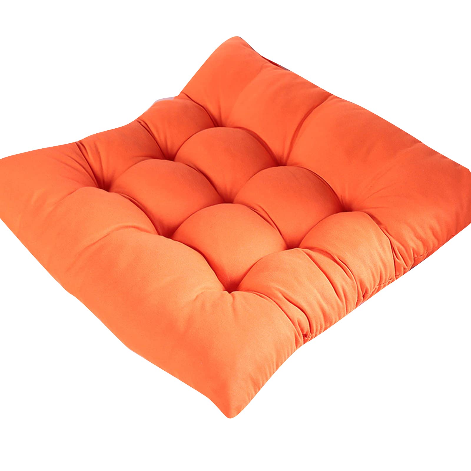 Non-Slip Square Chair Cushion - Comfortable & Durable Seat Pad for Home & Office - Warm Floor Pillow for Living Room, Bedroom, or Workspace