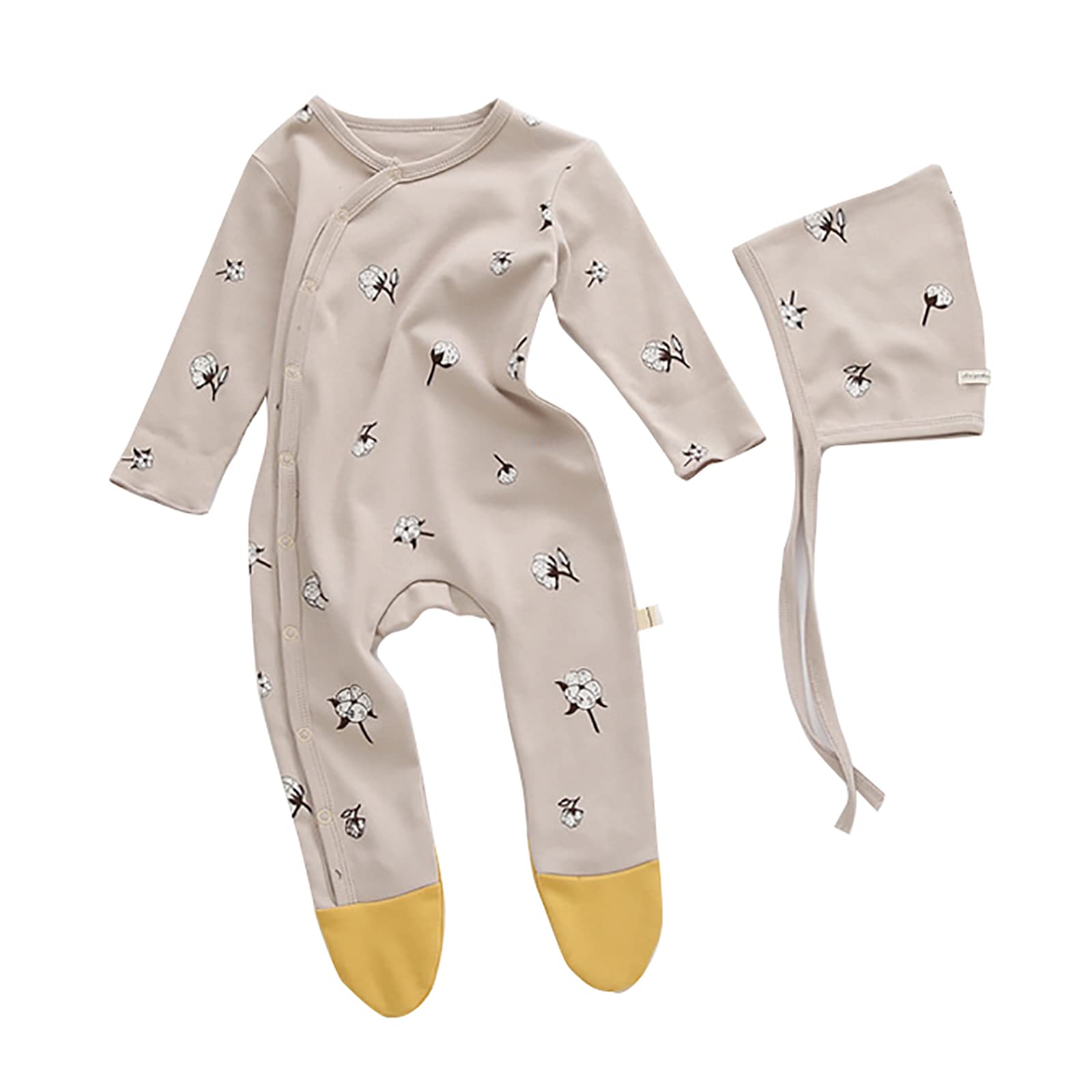 Gaorui Newborn Unisex Baby Jumpsuit - Soft Cotton Long Sleeve Romper for Infant Boys & Girls | Perfect for Playtime, Photo Shoots & Everyday Wear