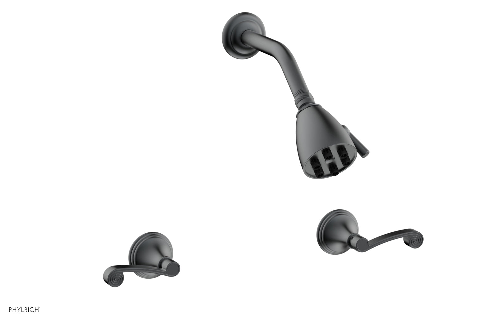 3RING Two Handle Shower Faucet Set D3206 - Brushed Nickel Bathroom Shower System for Modern Home Renovation | Perfect for Master Bath, Guest Bath & Spa-Like Shower Experience