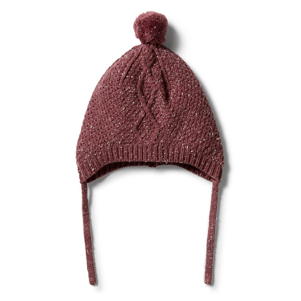 Cozy Knitted Cable Bonnet for Women - Winter Warm Beanie Hat with Stylish Cable Knit Design - Perfect for Cold Weather, Outdoor Activities, and Fashion Accessories