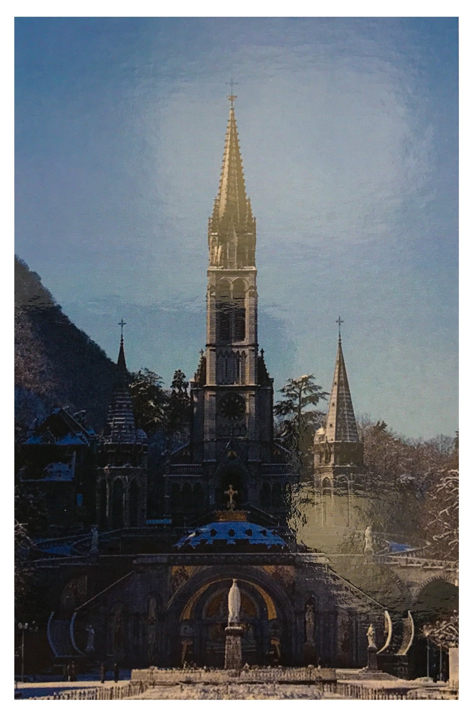 Blessed Lourdes Water Bottle - Authentic Holy Water from Lourdes Sanctuary | Perfect for Prayer, Meditation & Spiritual Healing