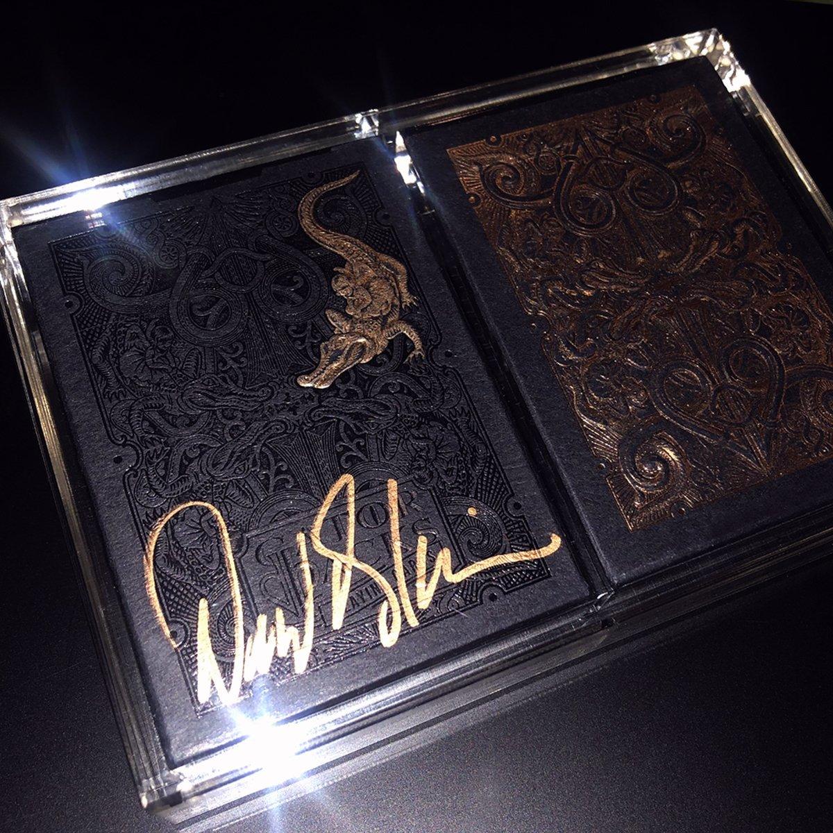 Signed Rose Gold Gatorbacks Playing Cards - Premium Collectible Poker Cards for Magic Tricks, Cardistry & Game Nights