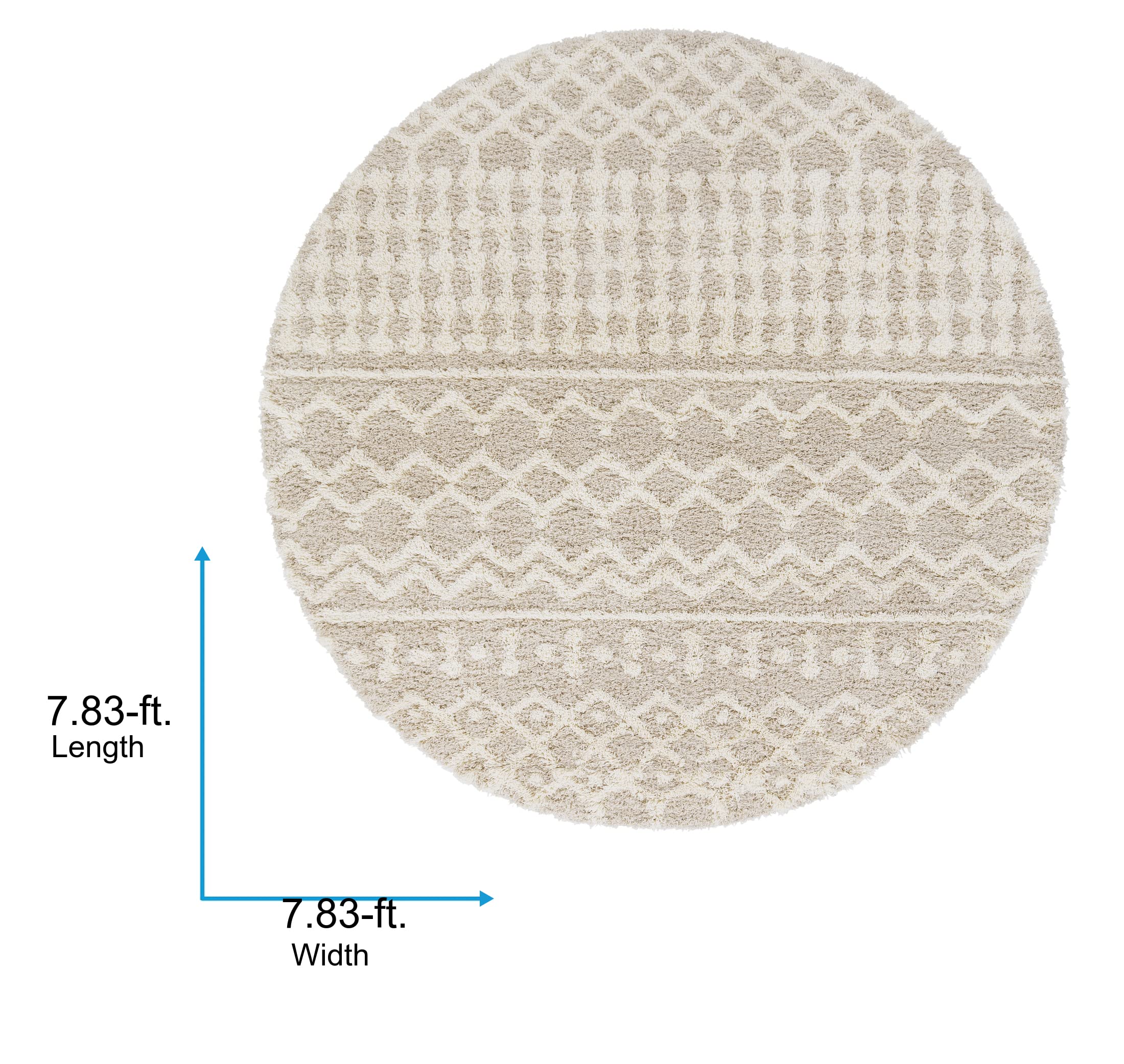 Livabliss Hapsburg Moroccan Shag Area Rug - 7'10