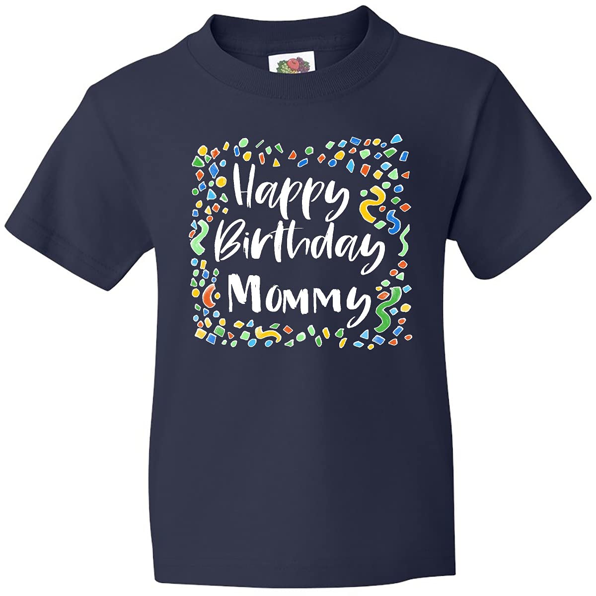 Inktastic Happy Birthday Mom Youth T-Shirt - Cute Kids Birthday Gift for Mother's Day & Special Occasions