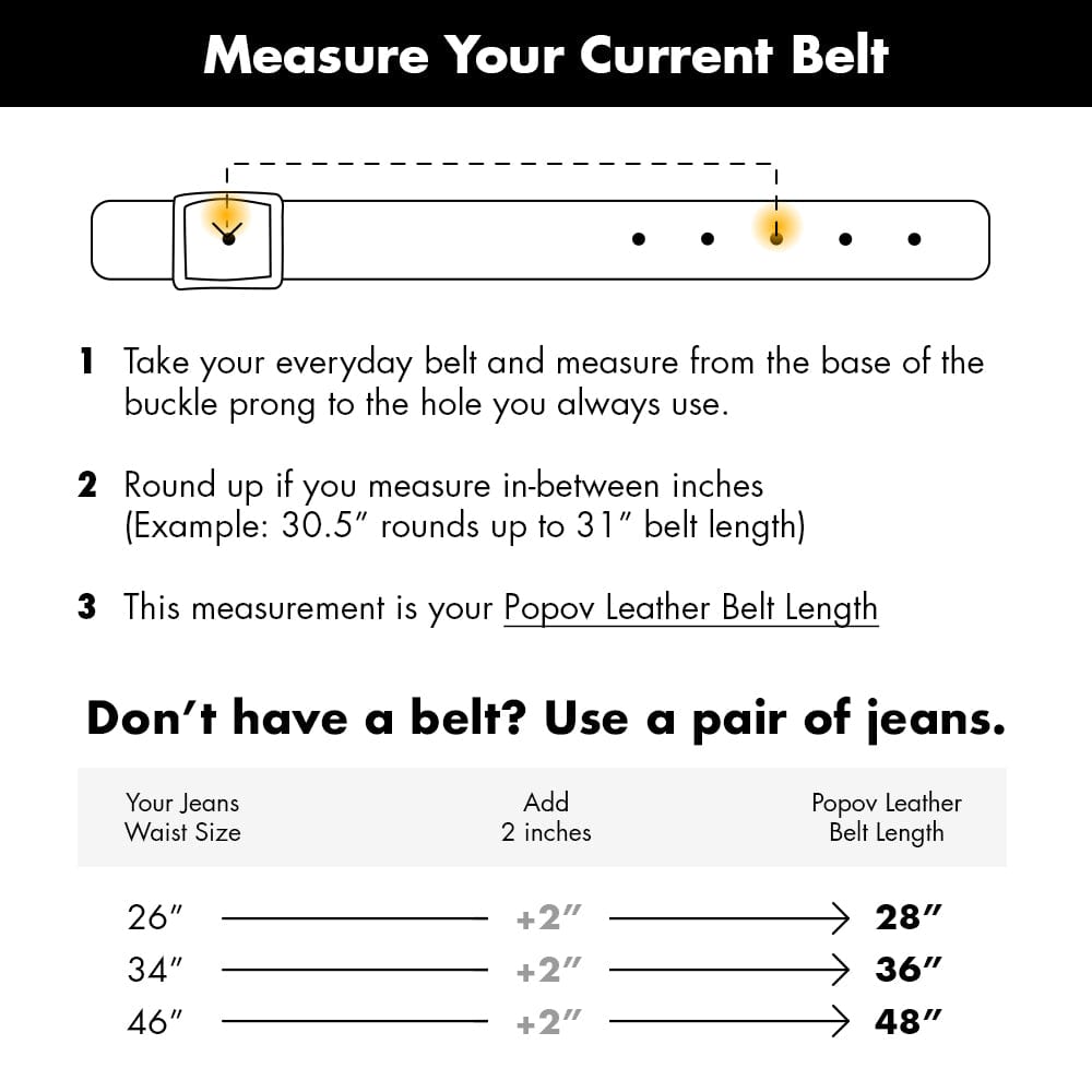 Premium Genuine Leather Conway Belt for Men - Stylish & Durable Dress & Casual Wear - Perfect for Office, Business & Everyday Use